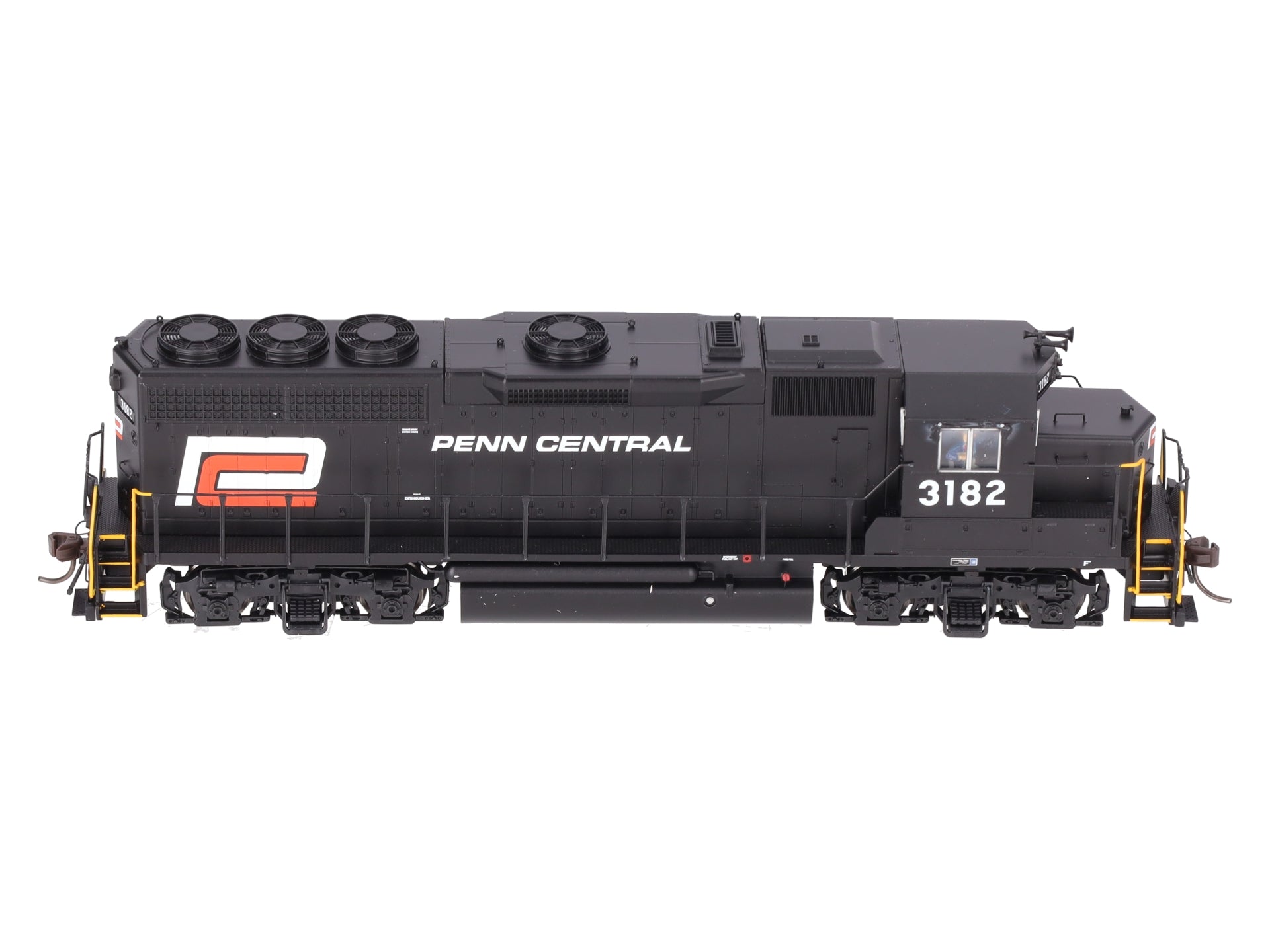 Atlas 10004016 HO Scale Penn Central Silver Series GP40 Diesel Locomotive #3182 EX/Box