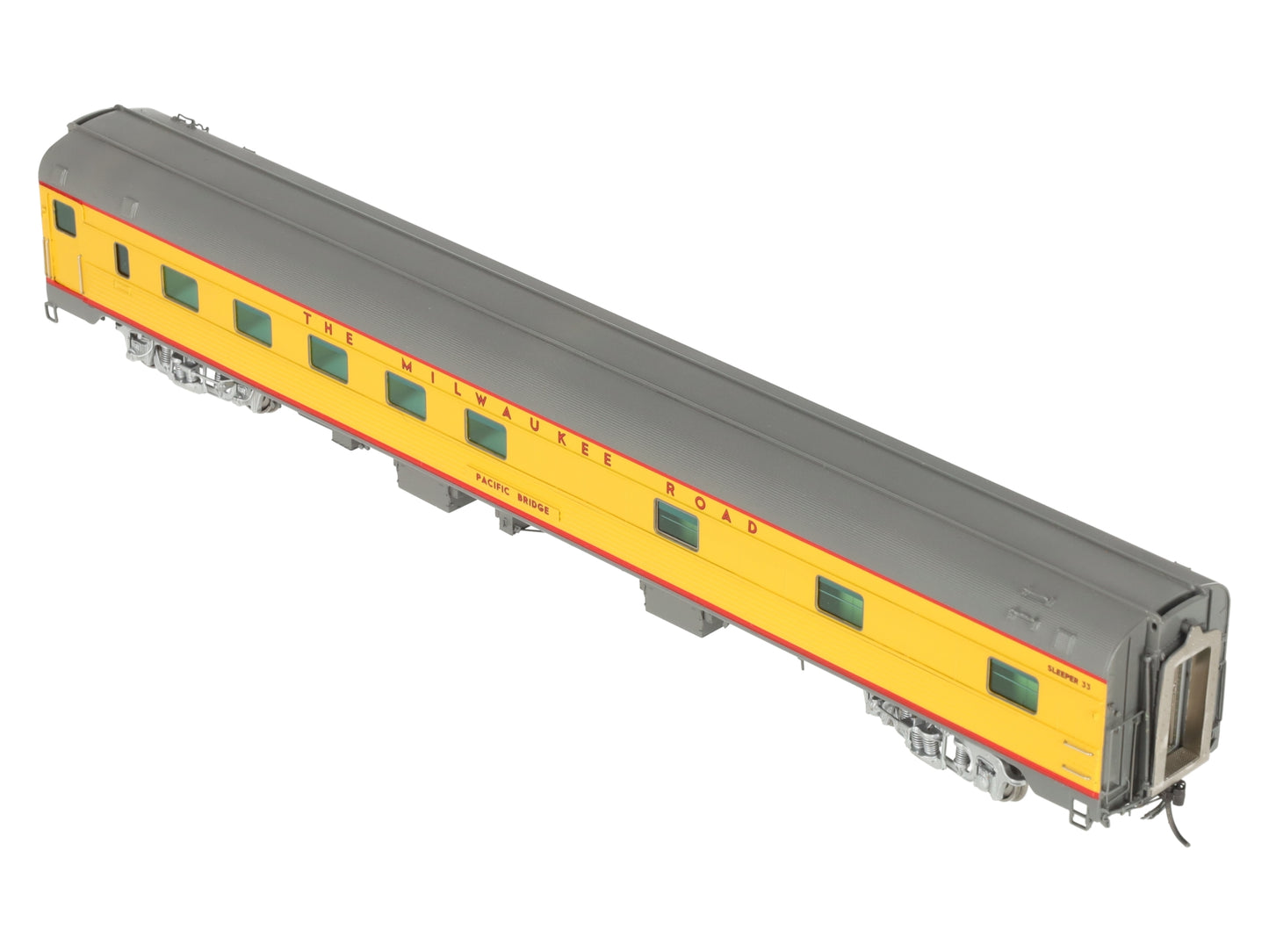 Overland 087040007.6 HO Scale BRASS MR "Pacific Bridge" Sleeper #3e LN/Box