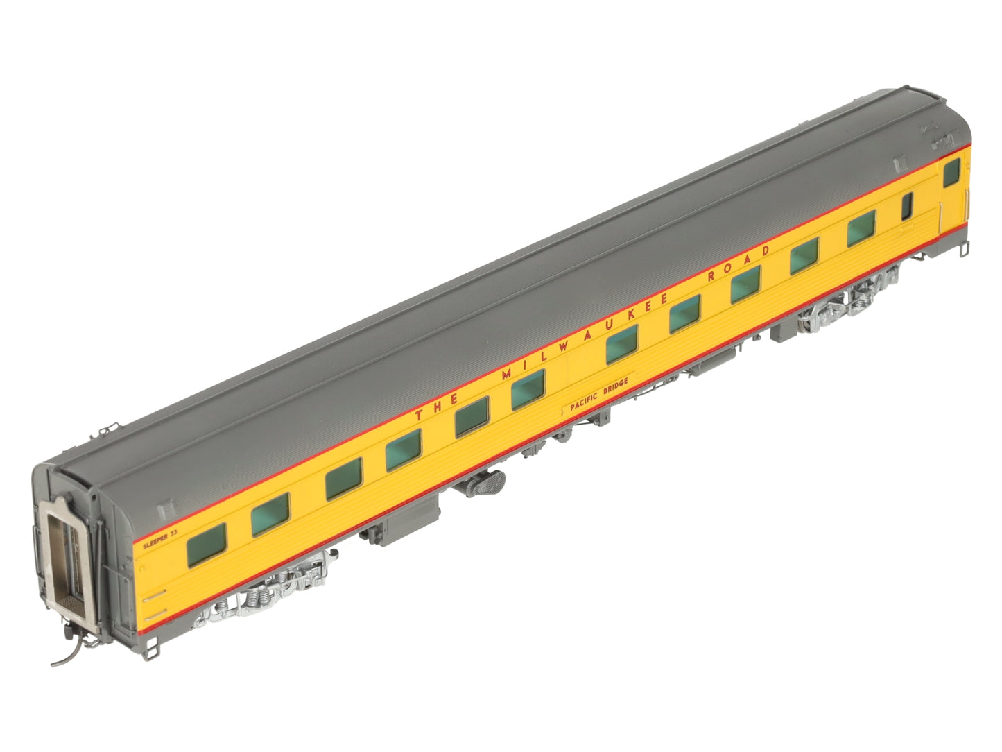 Overland 087040007.6 HO Scale BRASS MR "Pacific Bridge" Sleeper #3e LN/Box