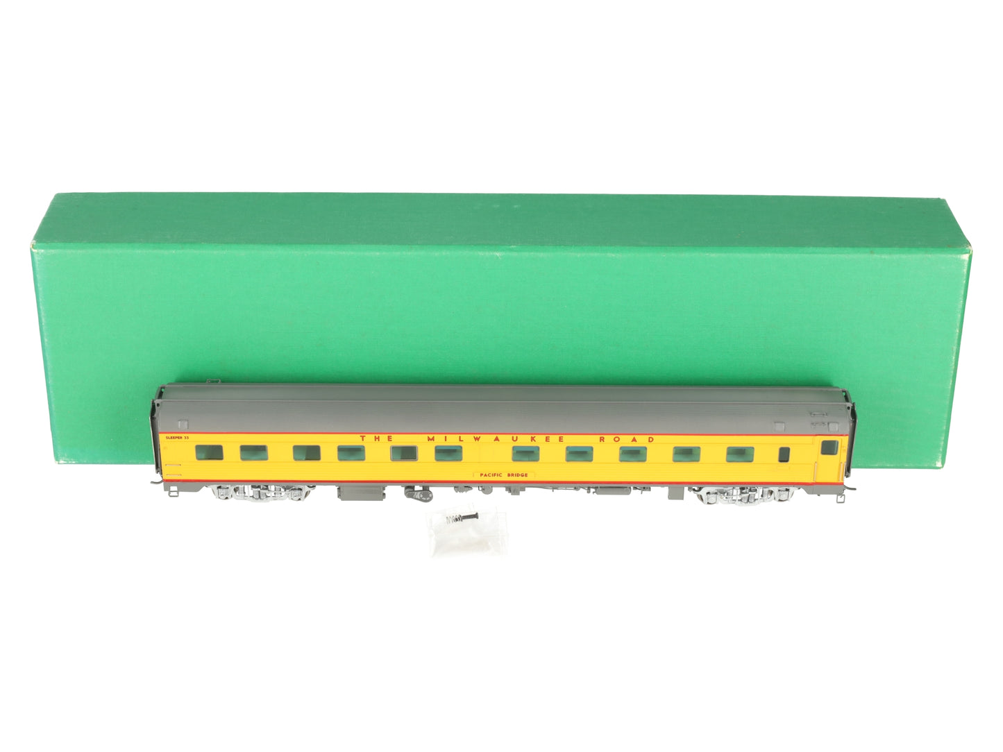 Overland 087040007.6 HO Scale BRASS MR "Pacific Bridge" Sleeper #3e LN/Box
