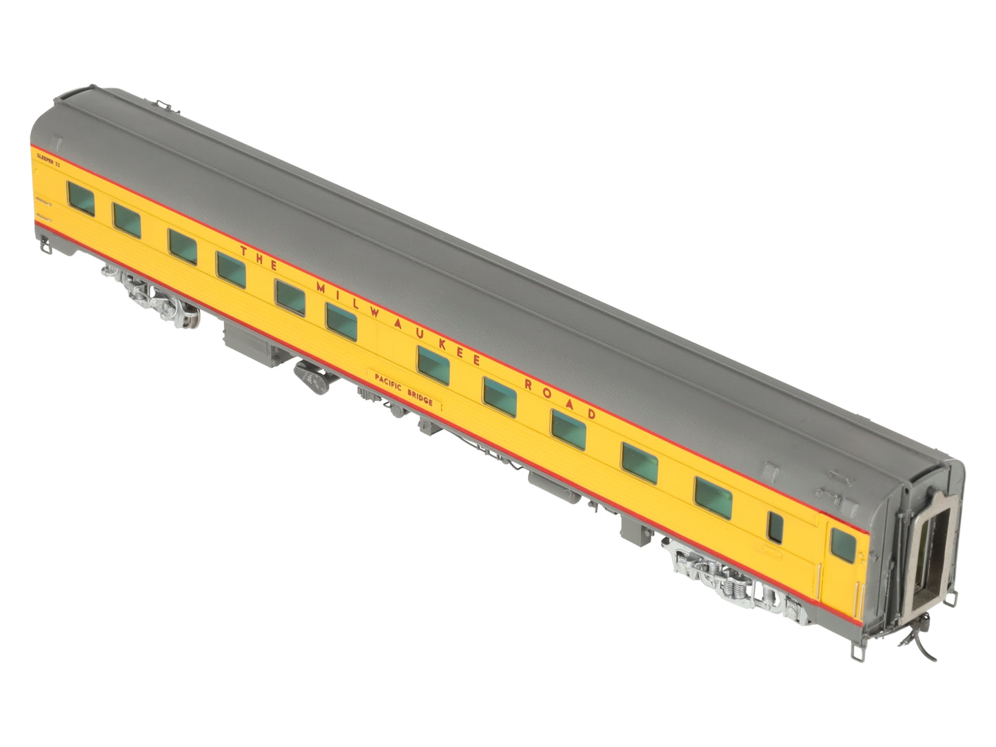 Overland 087040007.6 HO Scale BRASS MR "Pacific Bridge" Sleeper #3e LN/Box