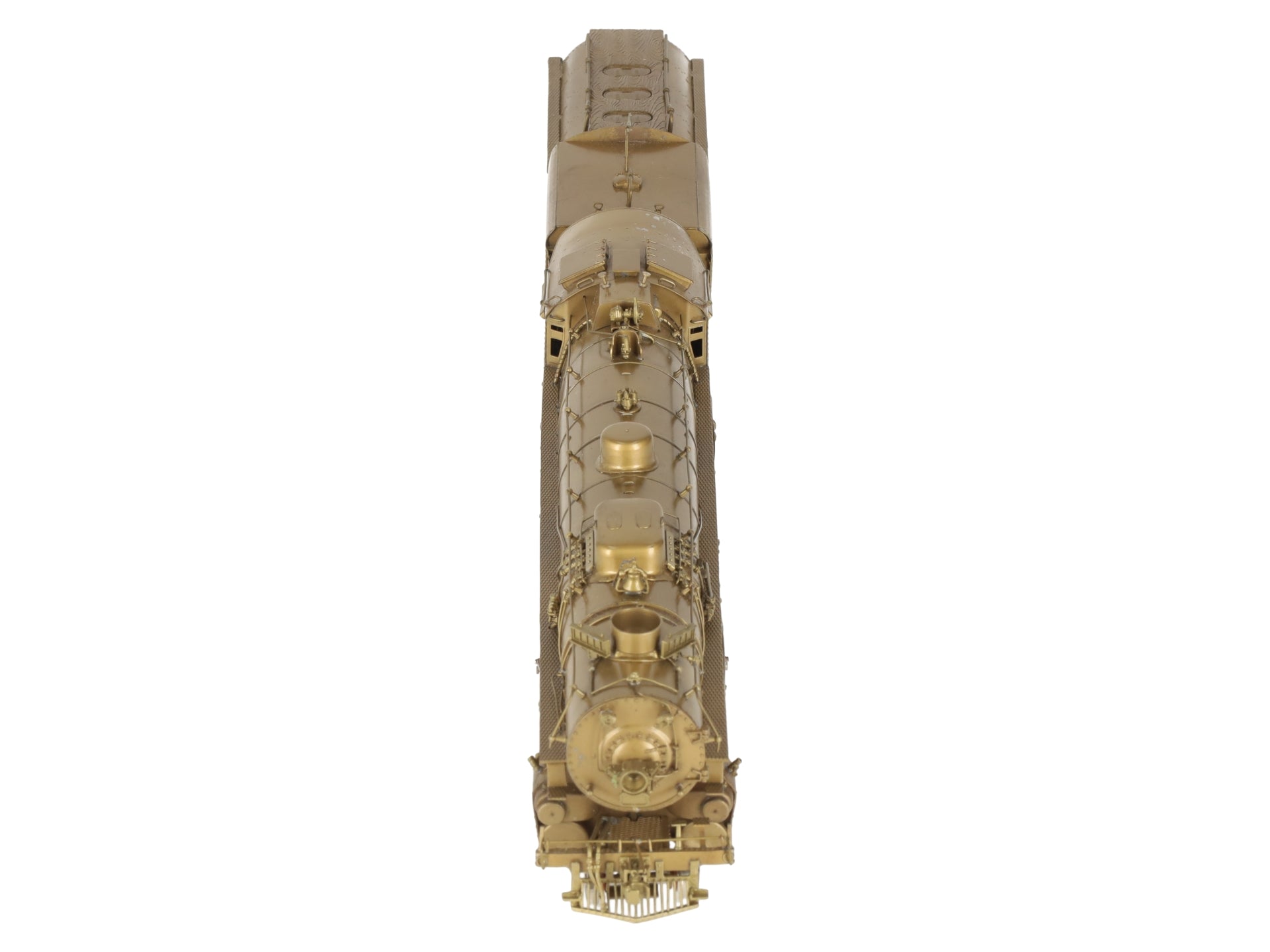 Overland UP 5090 HO BRASS Union Pacific 4-10-2 Steam Engine w/Tender -Unpainted EX/Box