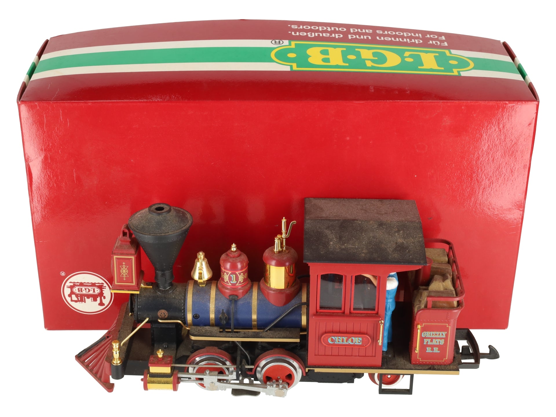 LGB 20130 G Scale Grizzly Flats Chloe Steam Locomotive EX/Box