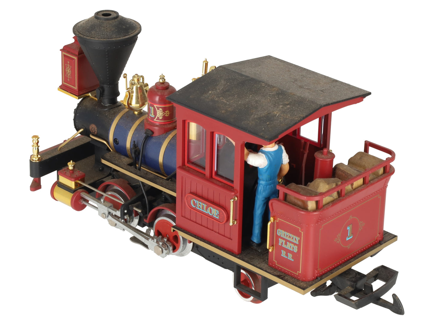 LGB 20130 G Scale Grizzly Flats Chloe Steam Locomotive EX/Box