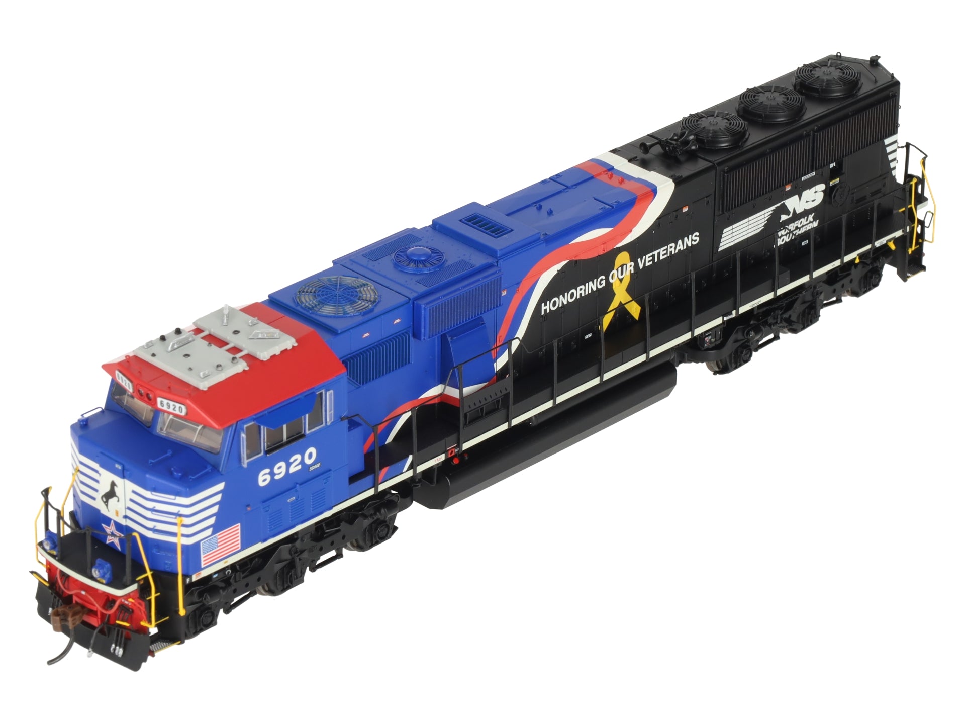 Athearn G65204 HO NS/Honoring Our Veterans SD60E Diesel Locomotive #6920 LN/Box