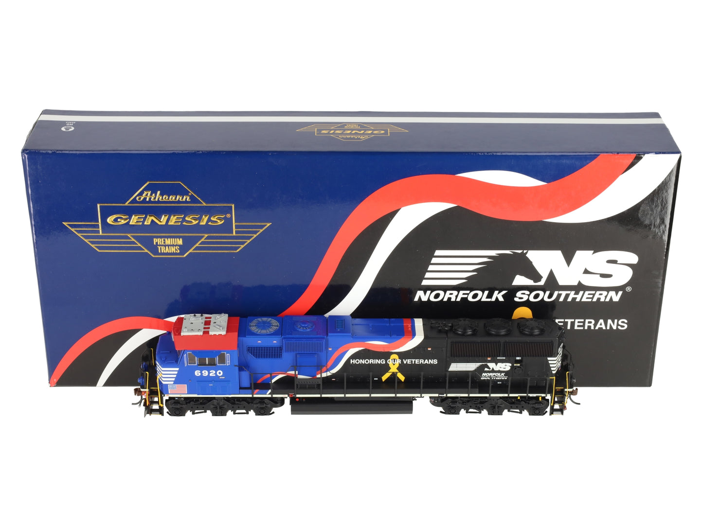 Athearn G65204 HO NS/Honoring Our Veterans SD60E Diesel Locomotive #6920 LN/Box