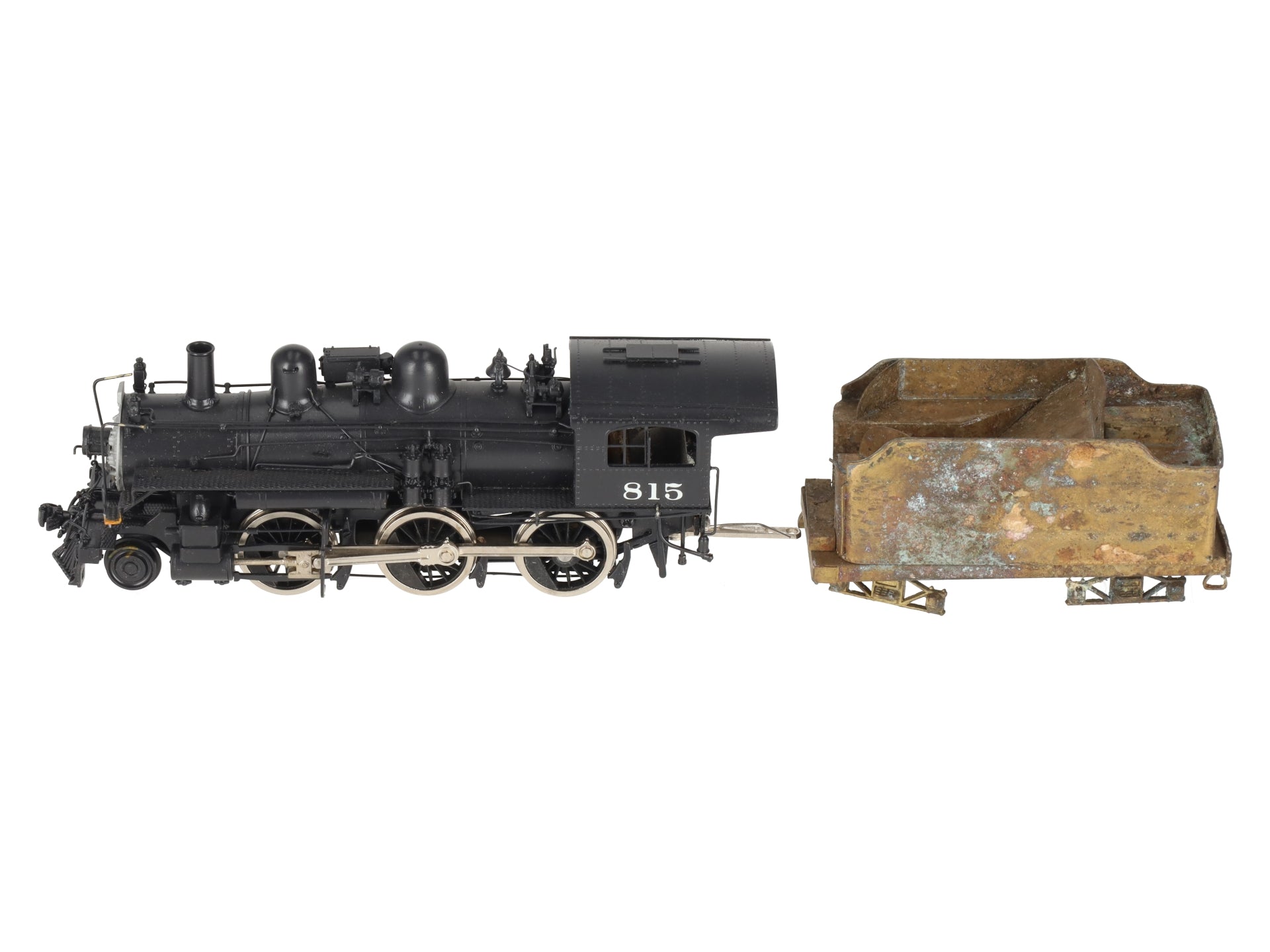 Pacific Fast Mail HO BRASS B&M B-15 2-6-0 Steam Locomotive & Tender-Painted/Box