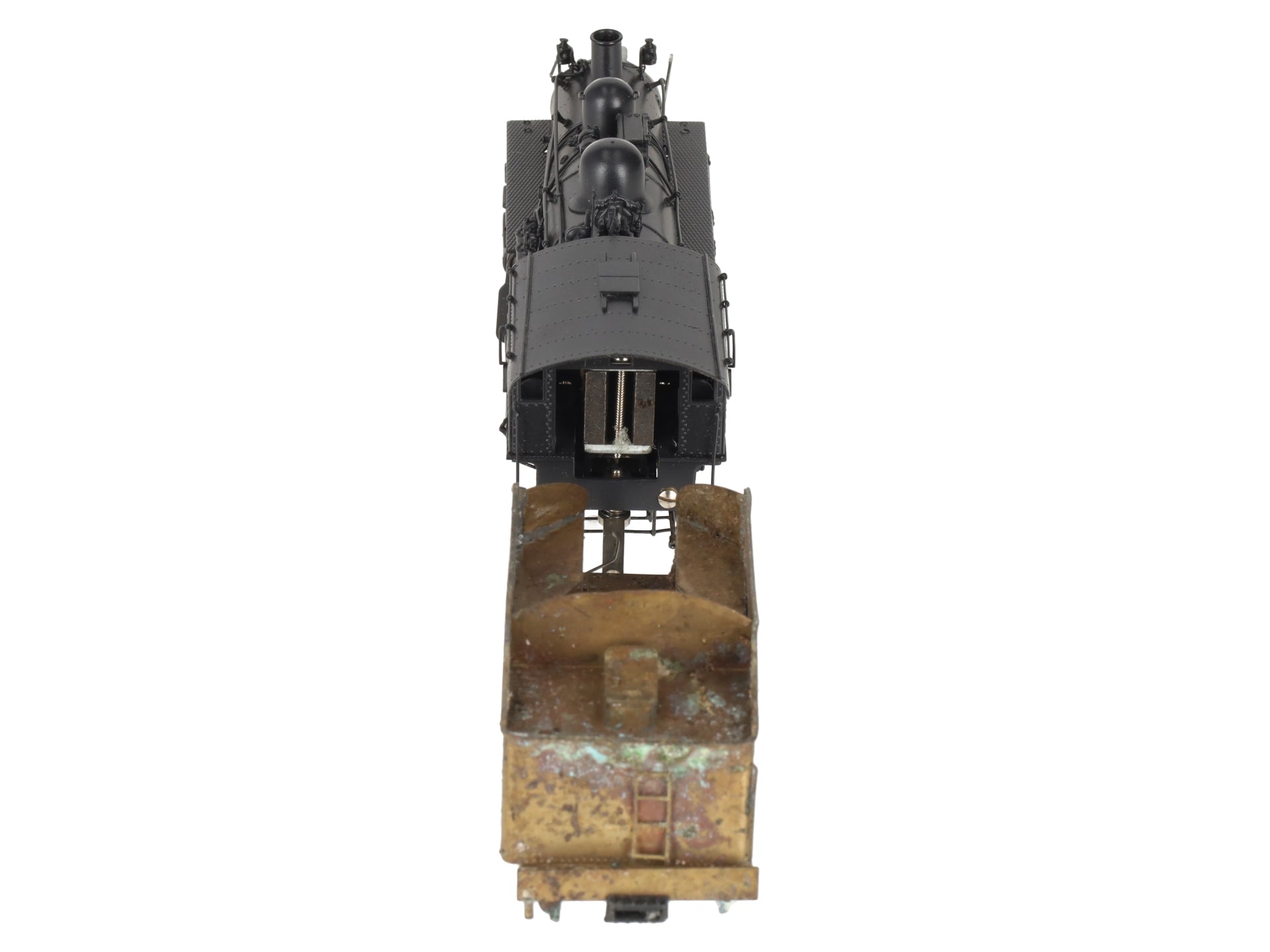 Pacific Fast Mail HO BRASS B&M B-15 2-6-0 Steam Locomotive & Tender-Painted/Box