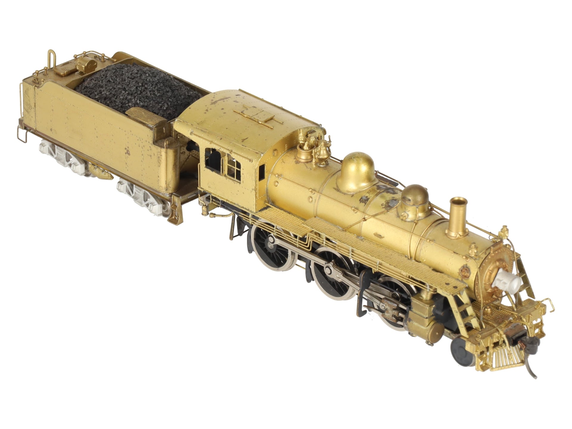 Pacific Fast Mail HO BRASS B&M B-15 2-6-0 Steam Locomotive & Tender EX/Box