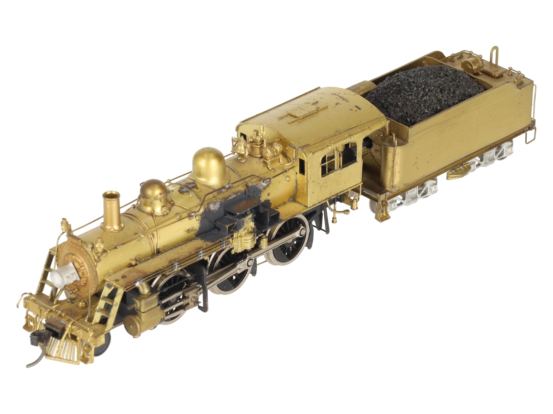 Pacific Fast Mail HO BRASS B&M B-15 2-6-0 Steam Locomotive & Tender EX/Box