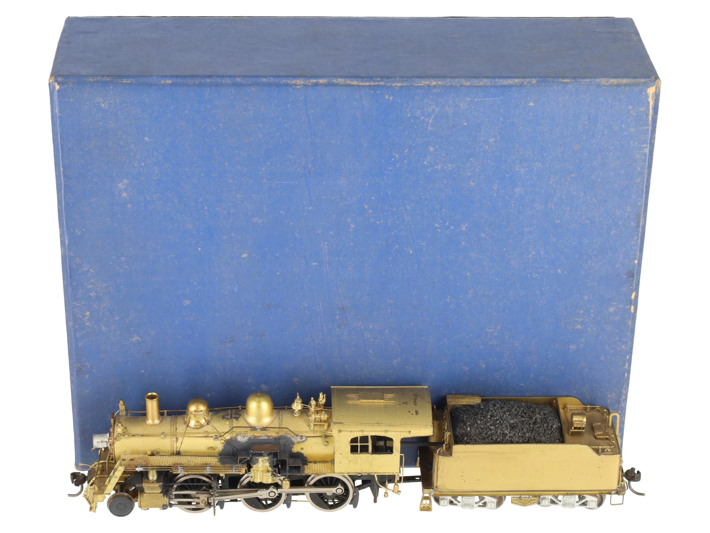 Pacific Fast Mail HO BRASS B&M B-15 2-6-0 Steam Locomotive & Tender EX/Box