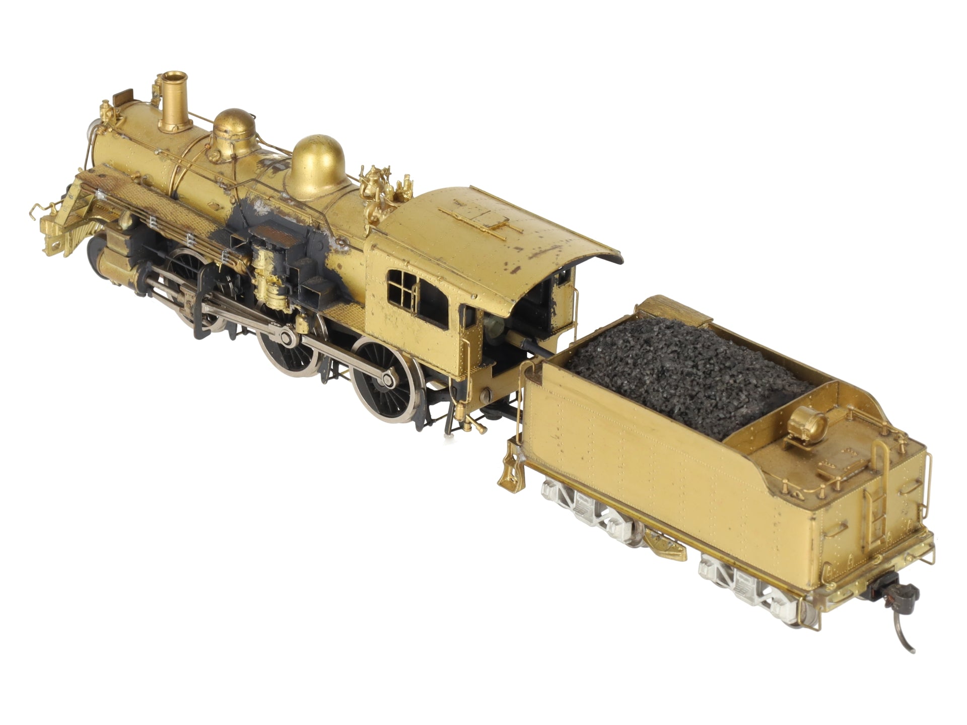 Pacific Fast Mail HO BRASS B&M B-15 2-6-0 Steam Locomotive & Tender EX/Box