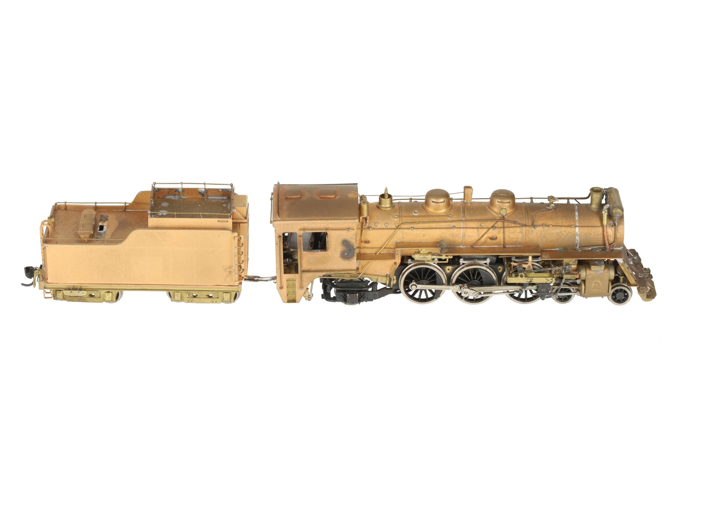 Van Hobbies HO BRASS CNR J4e-Pacific 4-6-2 Steam Locomotive & Tender - Unpainted EX/Box