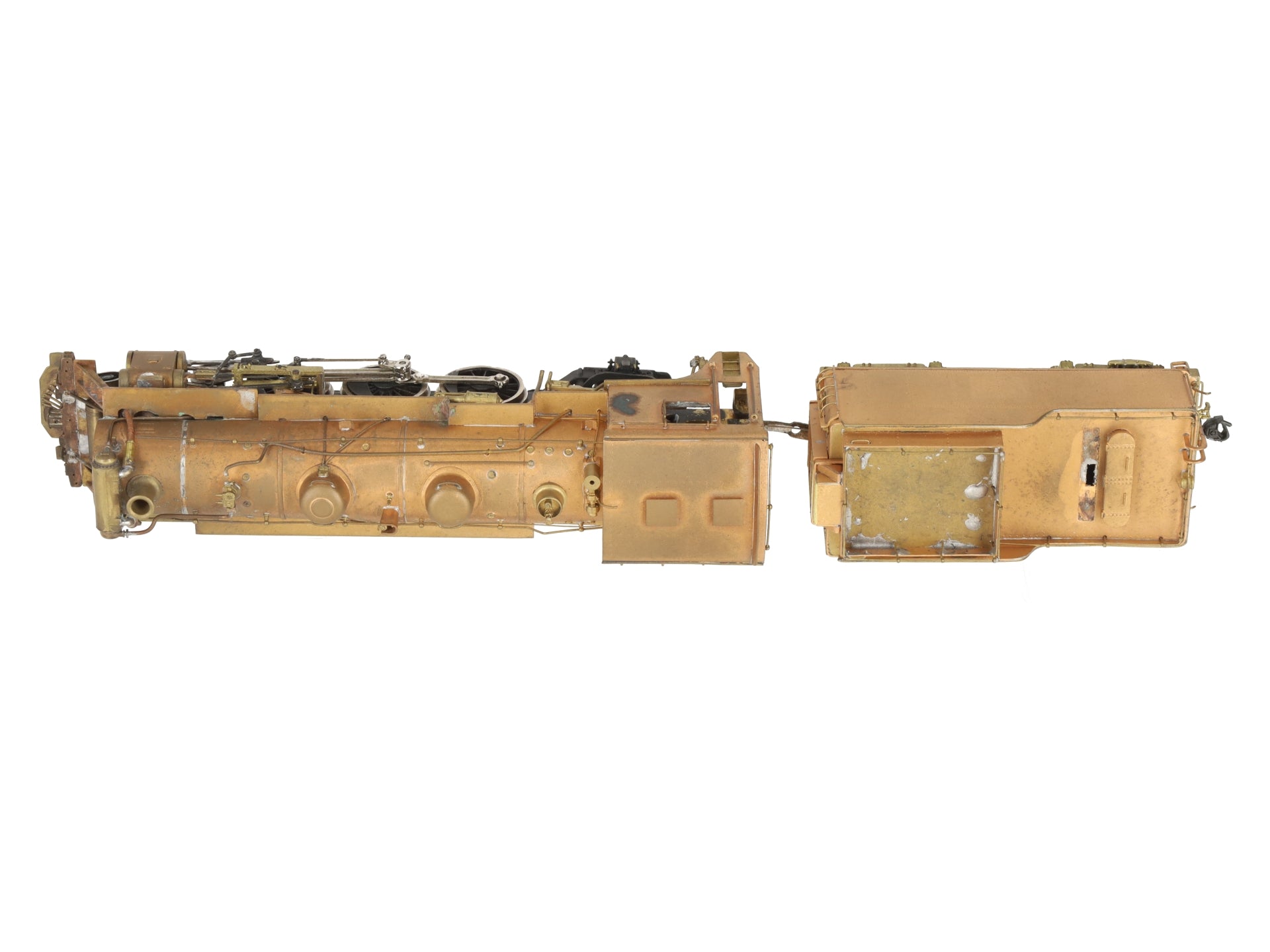 Van Hobbies HO BRASS CNR J4e-Pacific 4-6-2 Steam Locomotive & Tender - Unpainted EX/Box