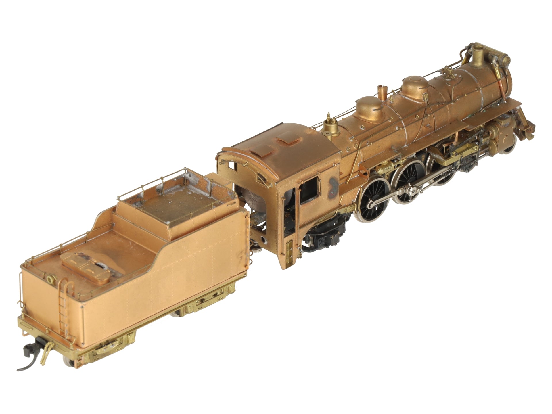 Van Hobbies HO BRASS CNR J4e-Pacific 4-6-2 Steam Locomotive & Tender - Unpainted EX/Box