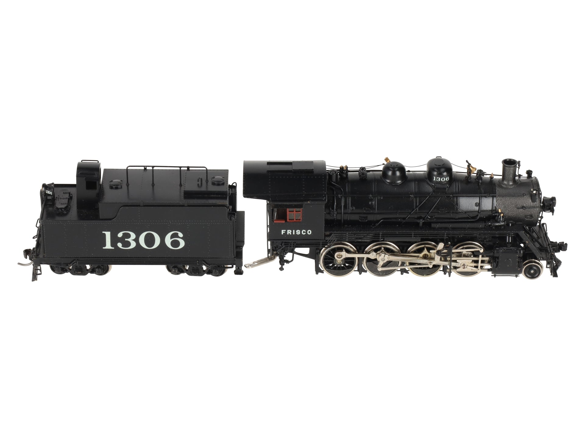 Hallmark Models HO BRASS SLSF 2-8-0 Steam Locomotive & Tender #1306 - Painted EX/Box