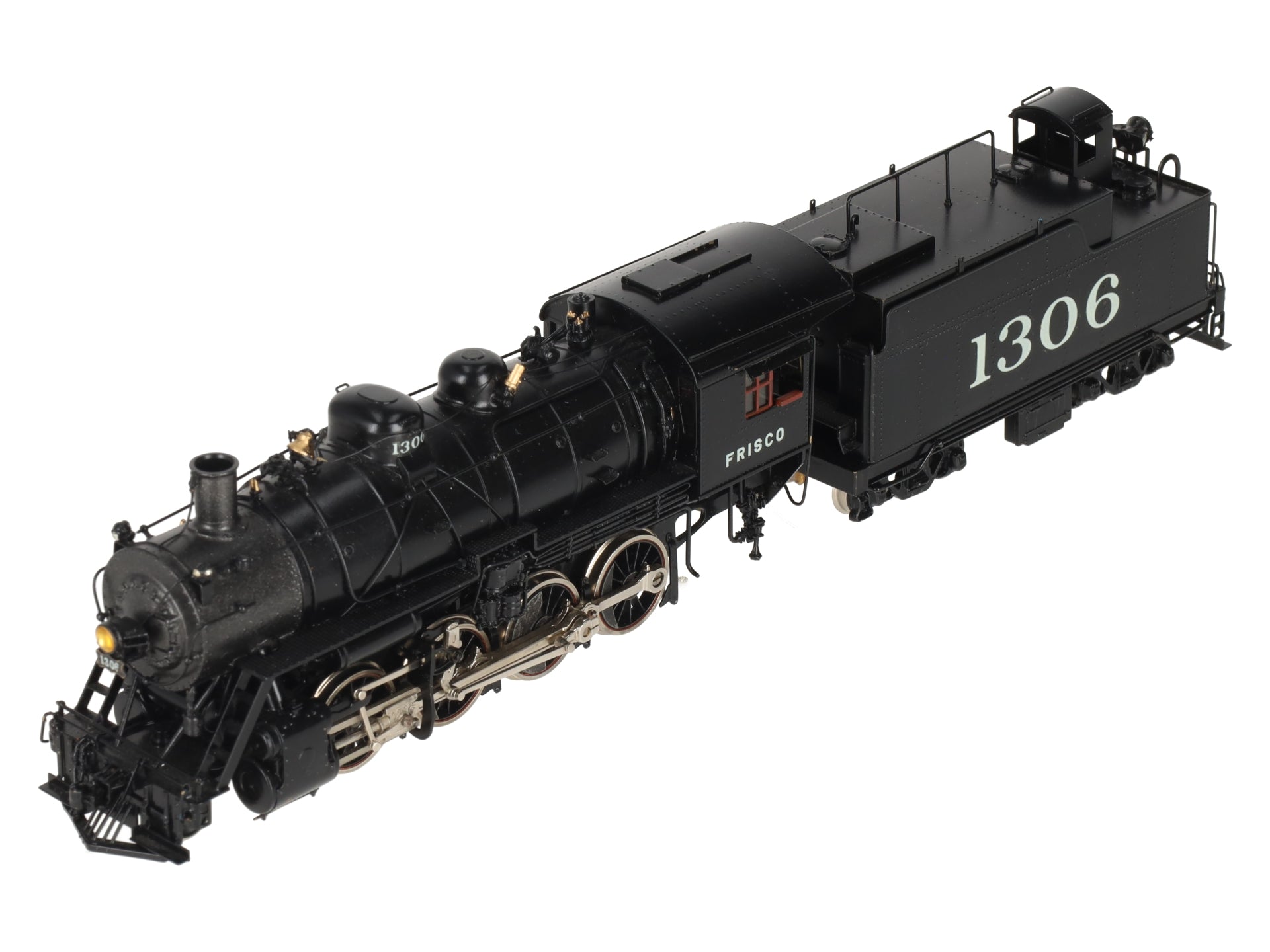 Hallmark Models HO BRASS SLSF 2-8-0 Steam Locomotive & Tender #1306 - Painted EX/Box