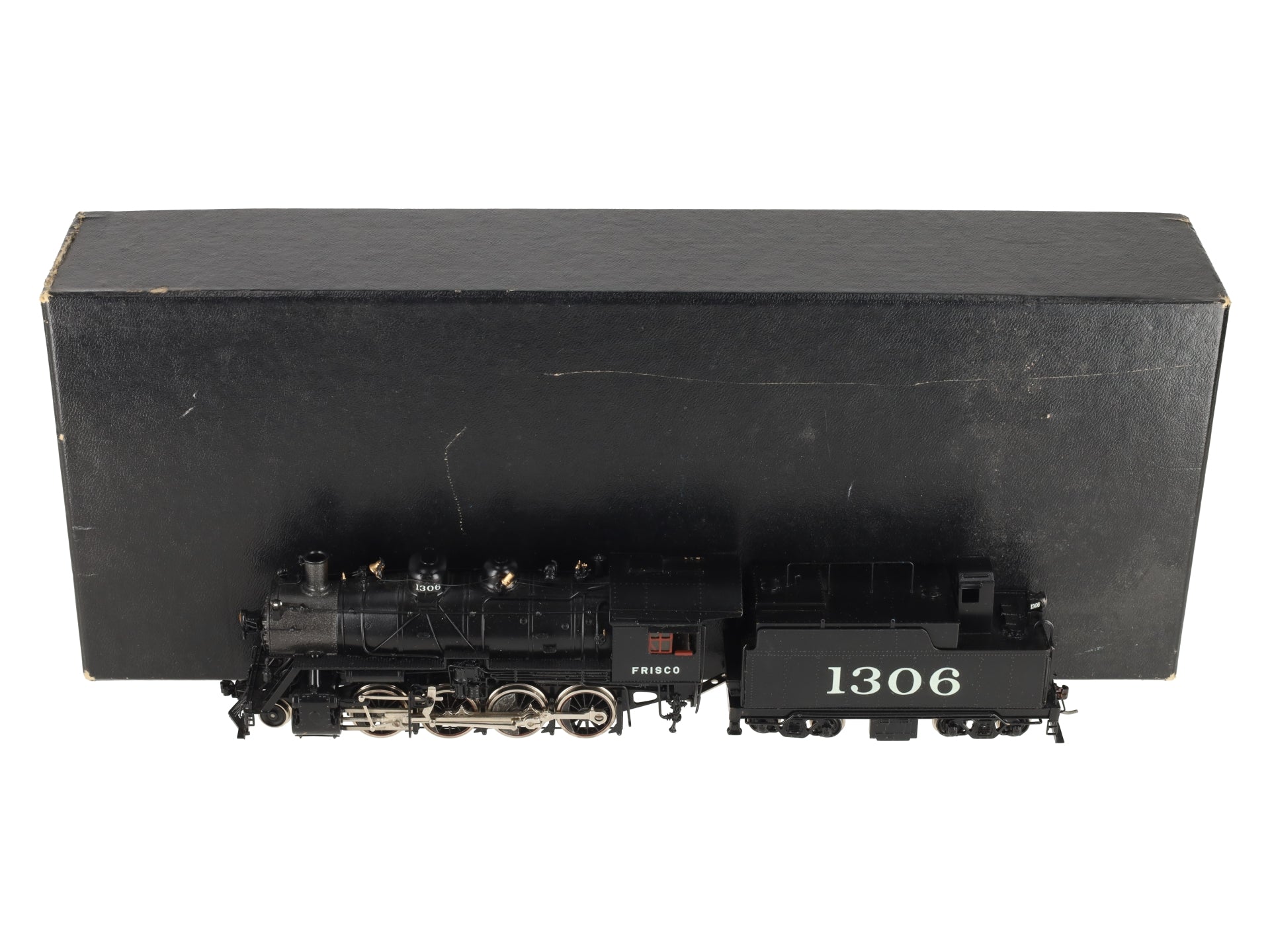 Hallmark Models HO BRASS SLSF 2-8-0 Steam Locomotive & Tender #1306 - Painted EX/Box