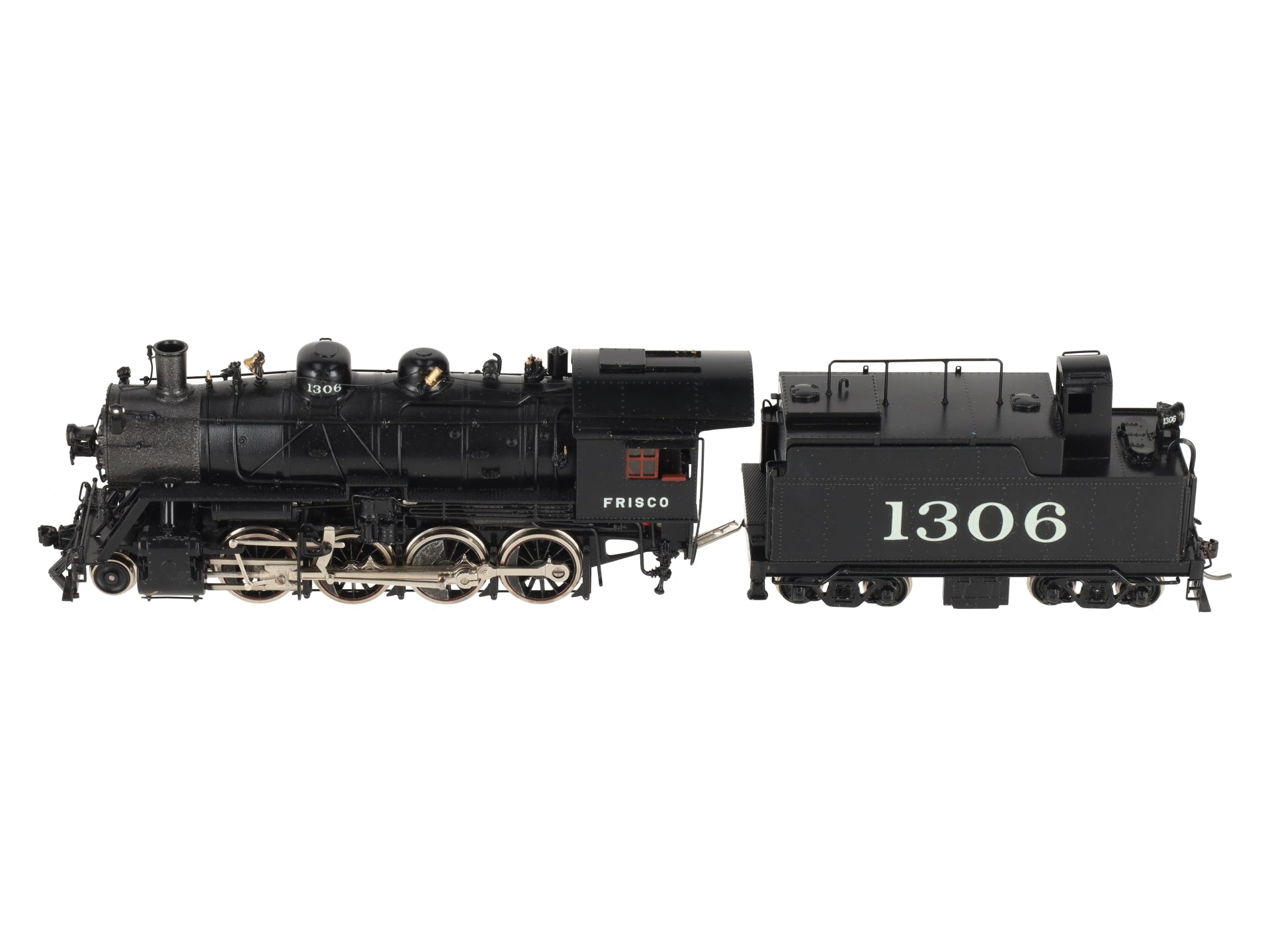 Hallmark Models HO BRASS SLSF 2-8-0 Steam Locomotive & Tender #1306 - Painted EX/Box