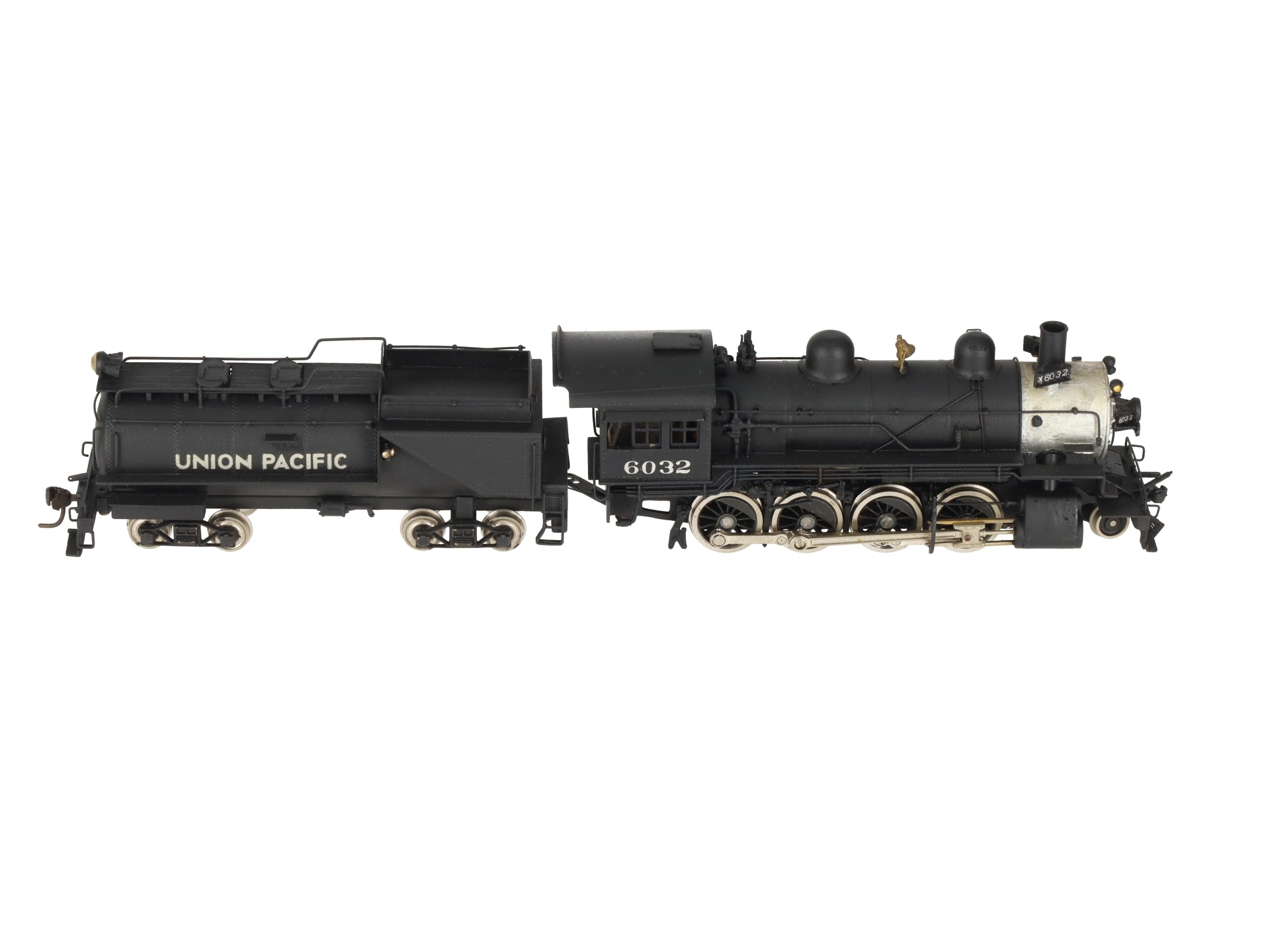 United Models HO Scale BRASS UP 2-8-0 Locomotive & Tender #6032 - Painted/Box