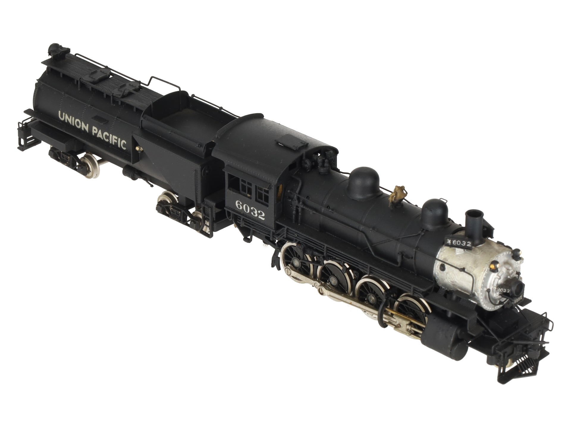 United Models HO Scale BRASS UP 2-8-0 Locomotive & Tender #6032 - Painted/Box
