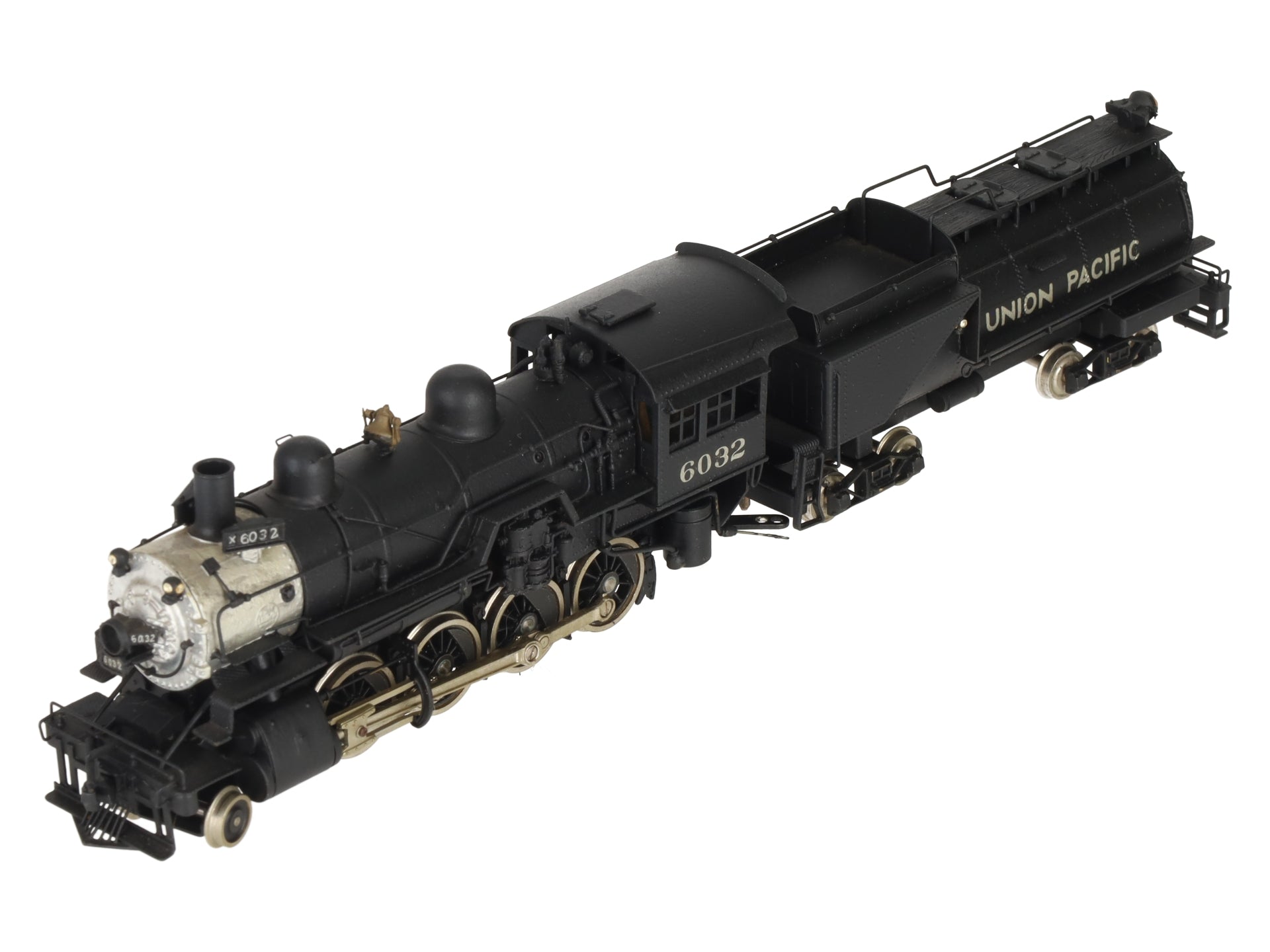United Models HO Scale BRASS UP 2-8-0 Locomotive & Tender #6032 - Painted/Box