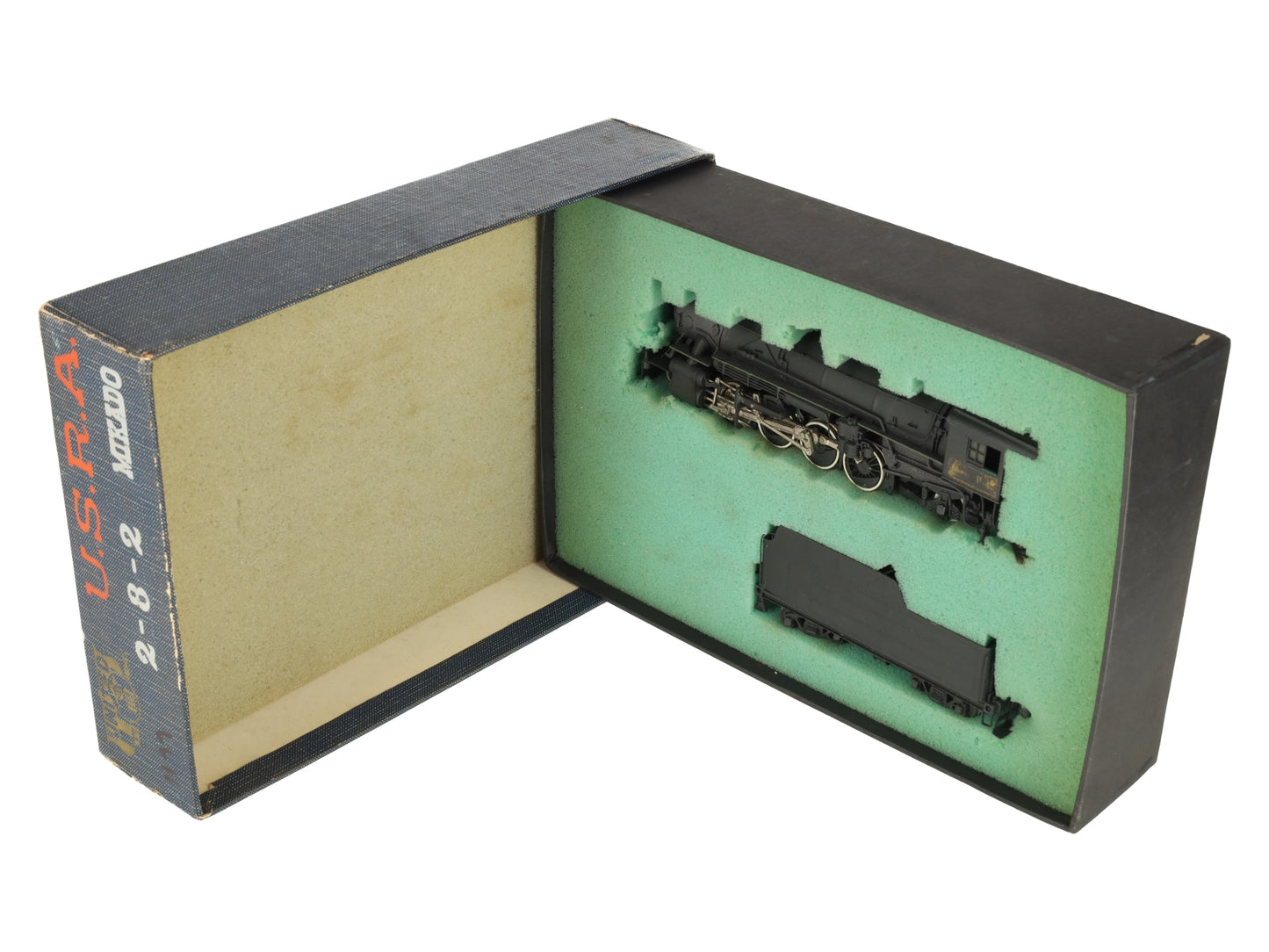 United Scale Models HO BRASS USRA 2-8-2 Steam Locomotive & Tender - Painted/Box