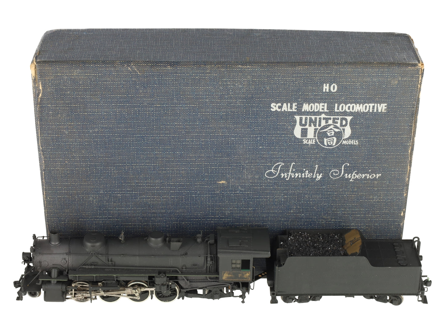United Scale Models HO BRASS USRA 2-8-2 Steam Locomotive & Tender - Painted/Box
