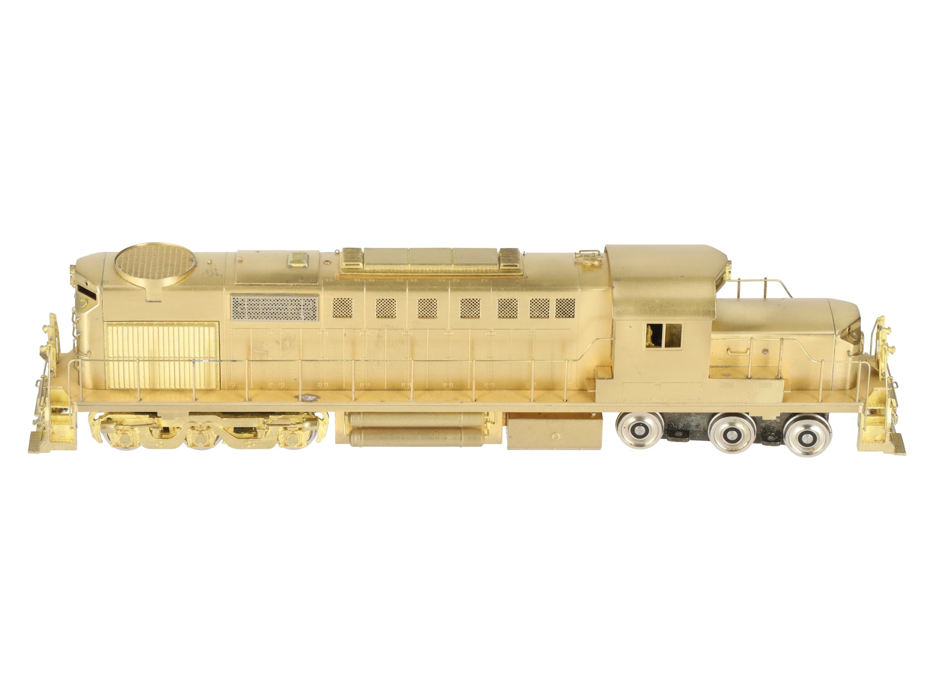 Alco Models D-102 HO Scale BRASS DL-600B Low Hood Diesel Locomotive - Unpainted VG/Box