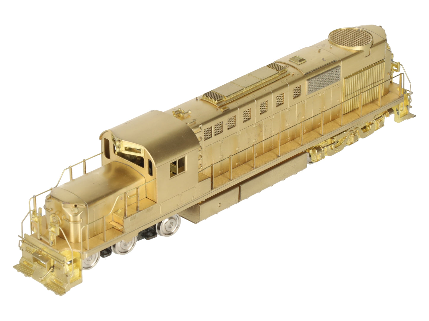 Alco Models D-102 HO Scale BRASS DL-600B Low Hood Diesel Locomotive - Unpainted VG/Box