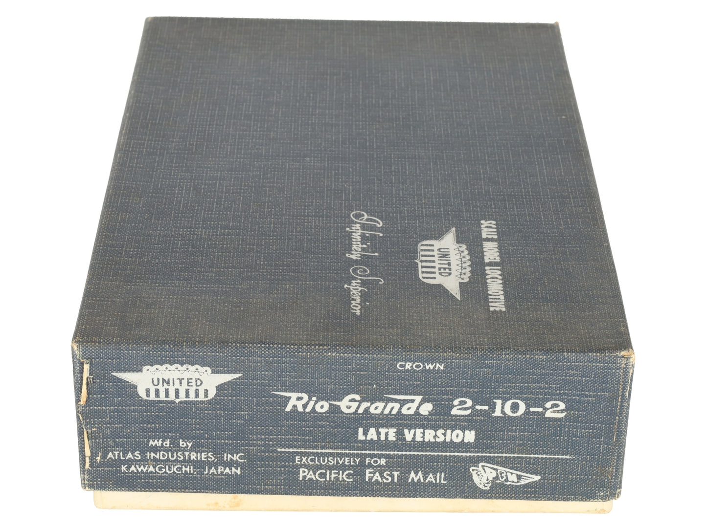 United Models HO Scale BRASS Rio Grande 2-10-2 Steam Locomotive - Painted/Box