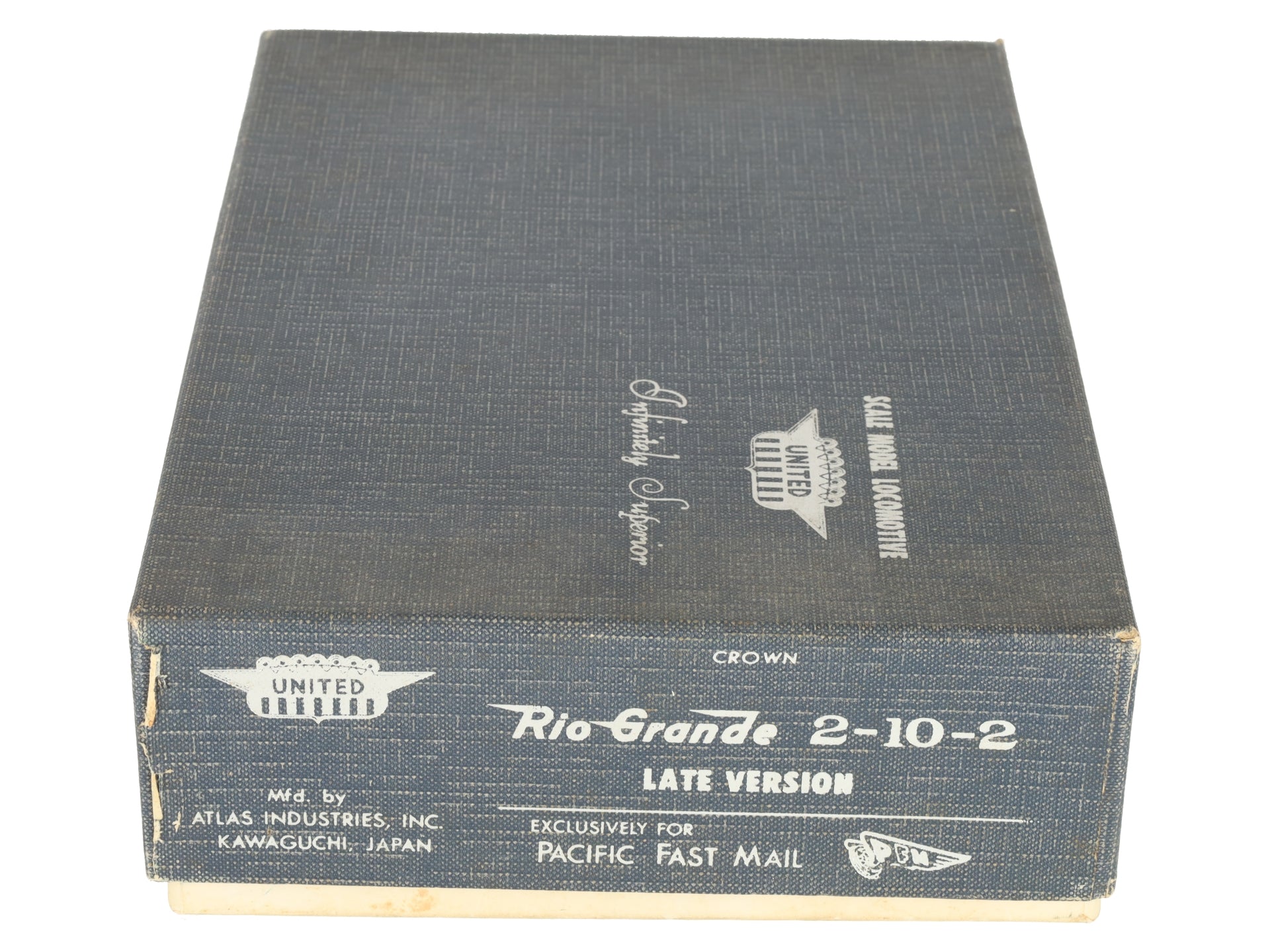 United Models HO Scale BRASS Rio Grande 2-10-2 Steam Locomotive - Painted/Box
