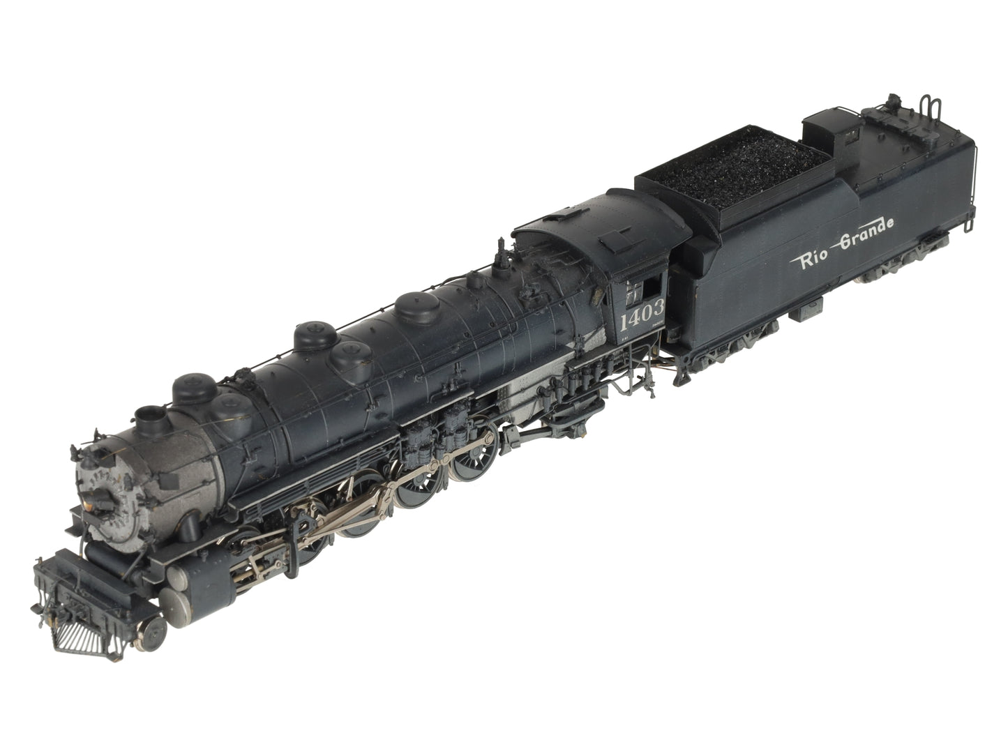 United Models HO Scale BRASS Rio Grande 2-10-2 Steam Locomotive - Painted/Box