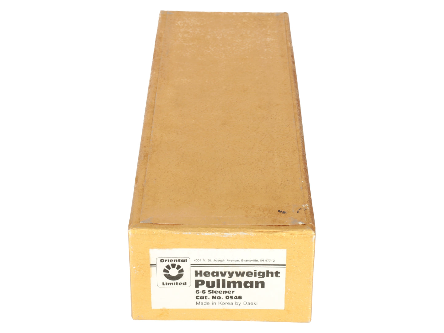 Oriental Limited 0546 HO Scale BRASS Heavyweight Pullman 6-6 Sleeper - Unpainted EX/Box