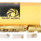 Sunset Models 9000 HO Scale BRASS UP 4-12-2 Steam Locomotive & Tender- Unpainted EX/Box