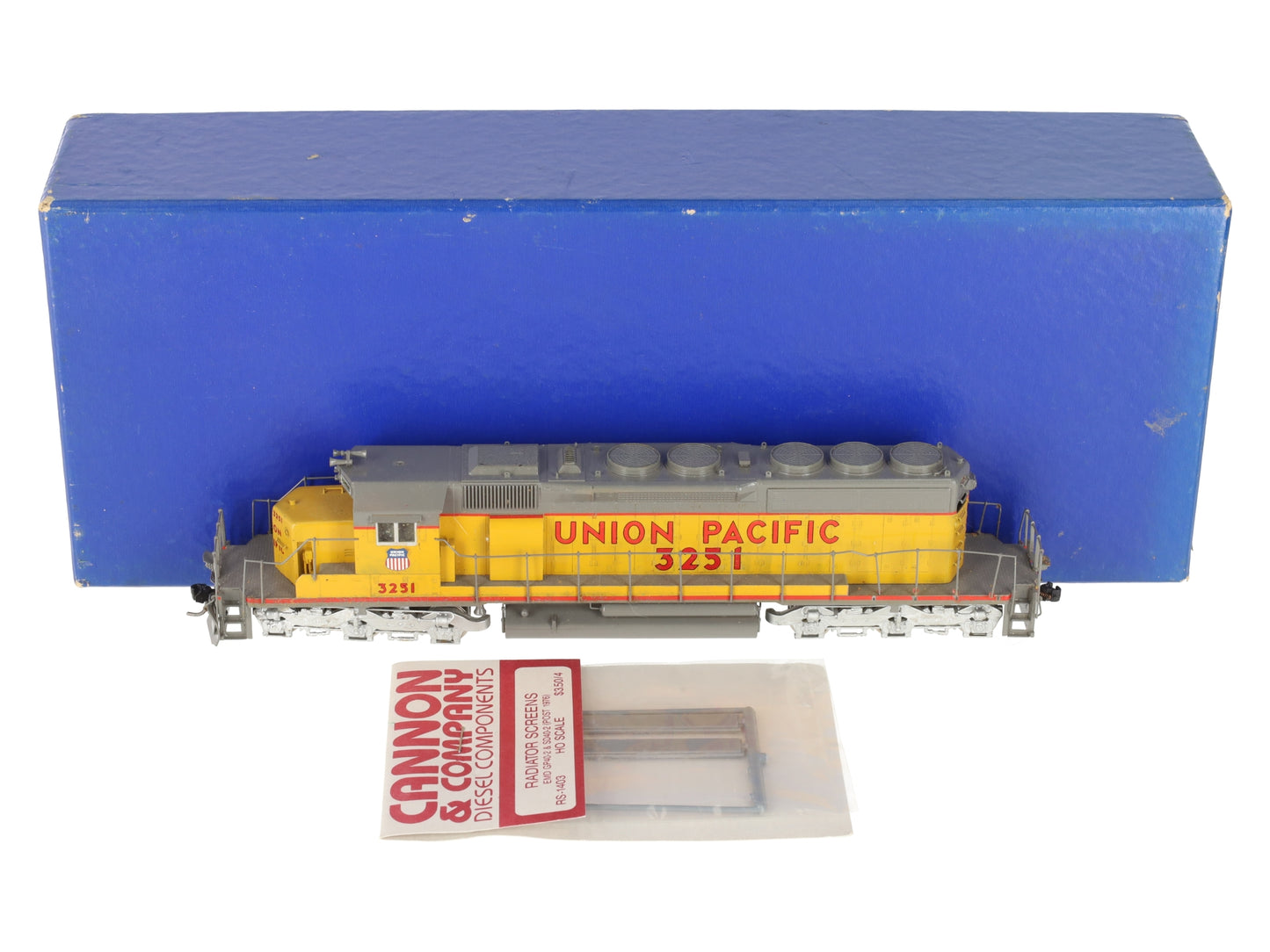 Alco Models D-167 HO BRASS Union Pacific SD-40-2 Diesel Locomotive -Painted/Box
