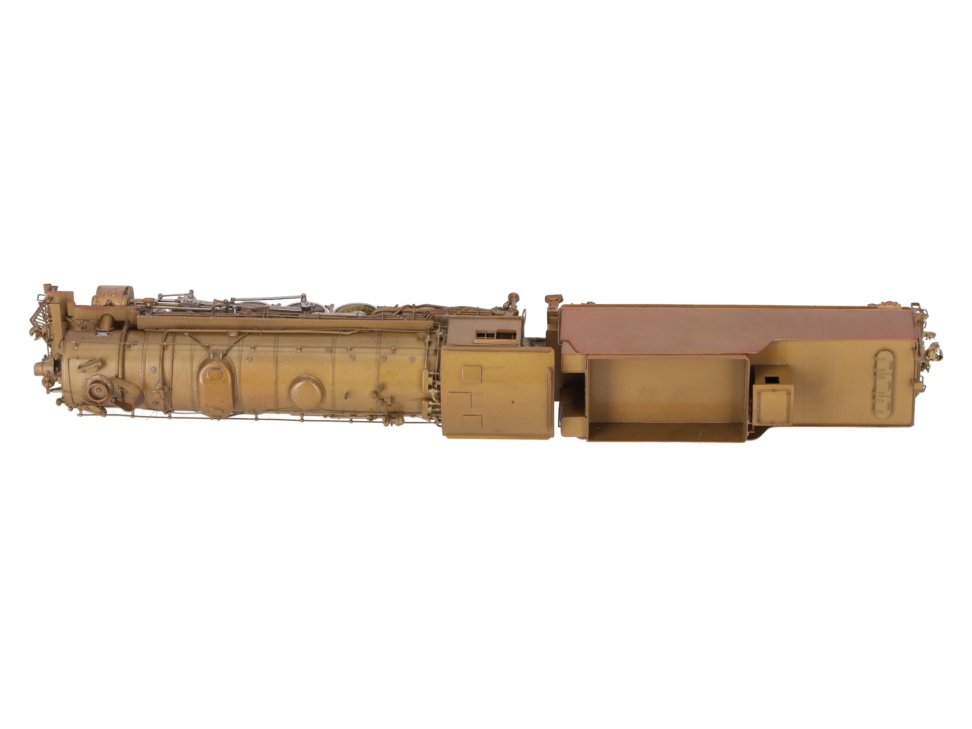 Custom NJ Brass ST-298 HO BRASS D&RG Class M-78 4-8-2 Steam Loco & Tender- Unptd EX/Box