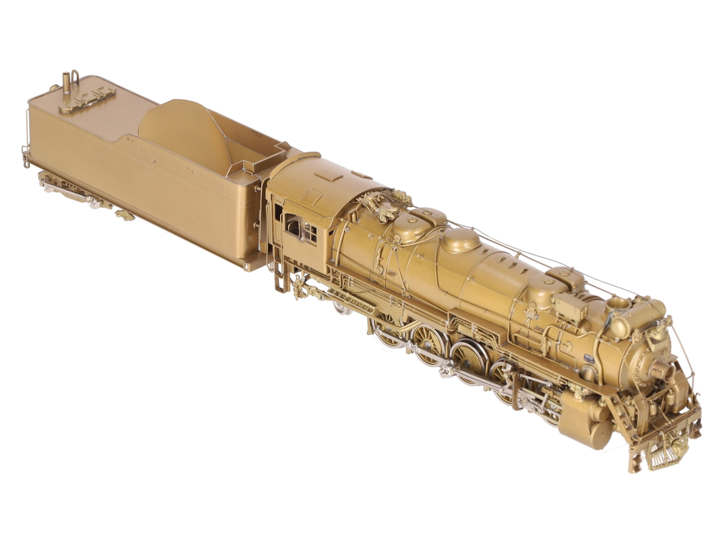 Custom NJ Brass ST985 HO BRASS B&M S-1 [Coffin] 2-10-2 Steam Loco w/ Tender- U/P EX/Box