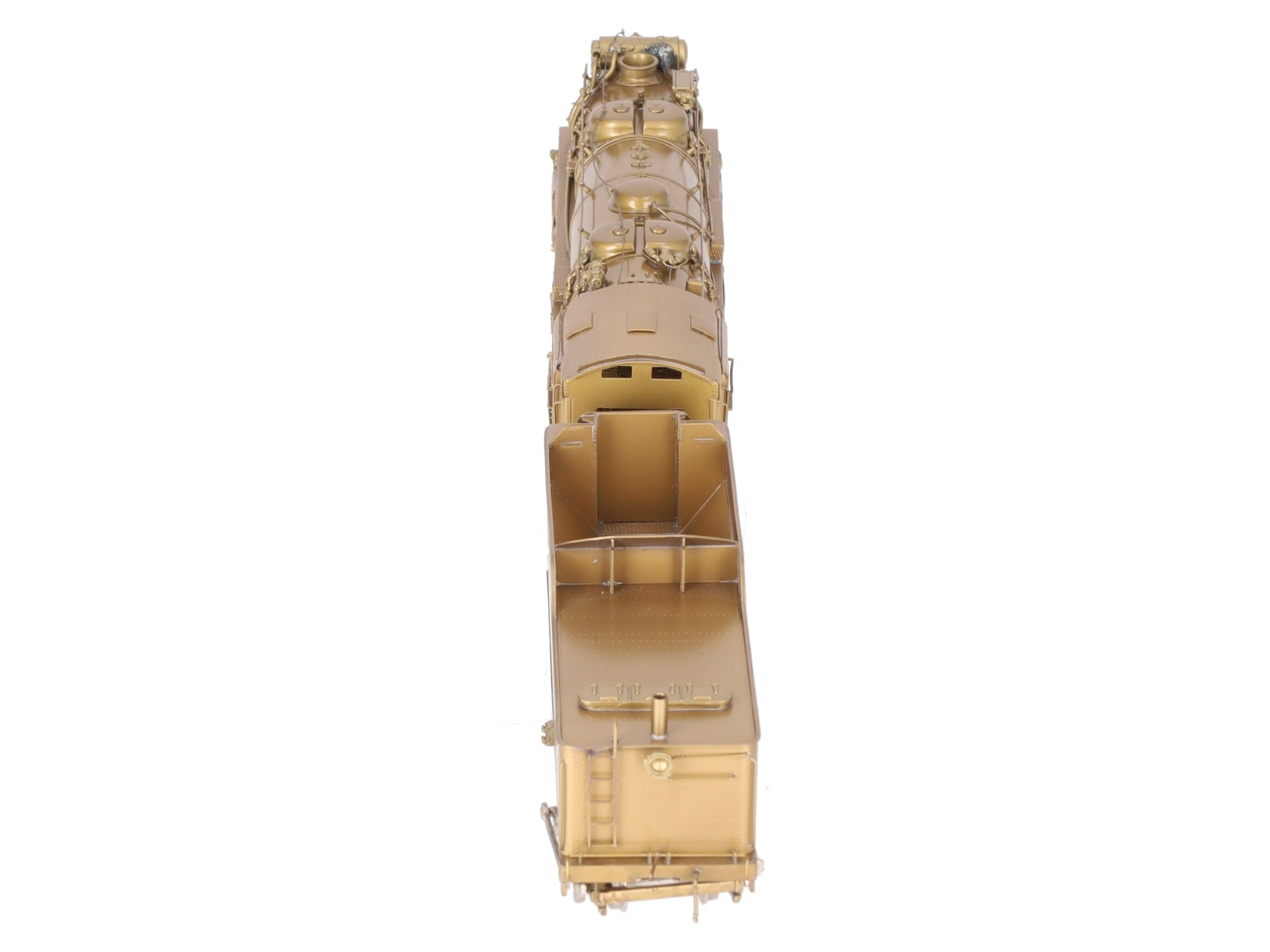 Custom NJ Brass ST985 HO BRASS B&M S-1 [Coffin] 2-10-2 Steam Loco w/ Tender- U/P EX/Box