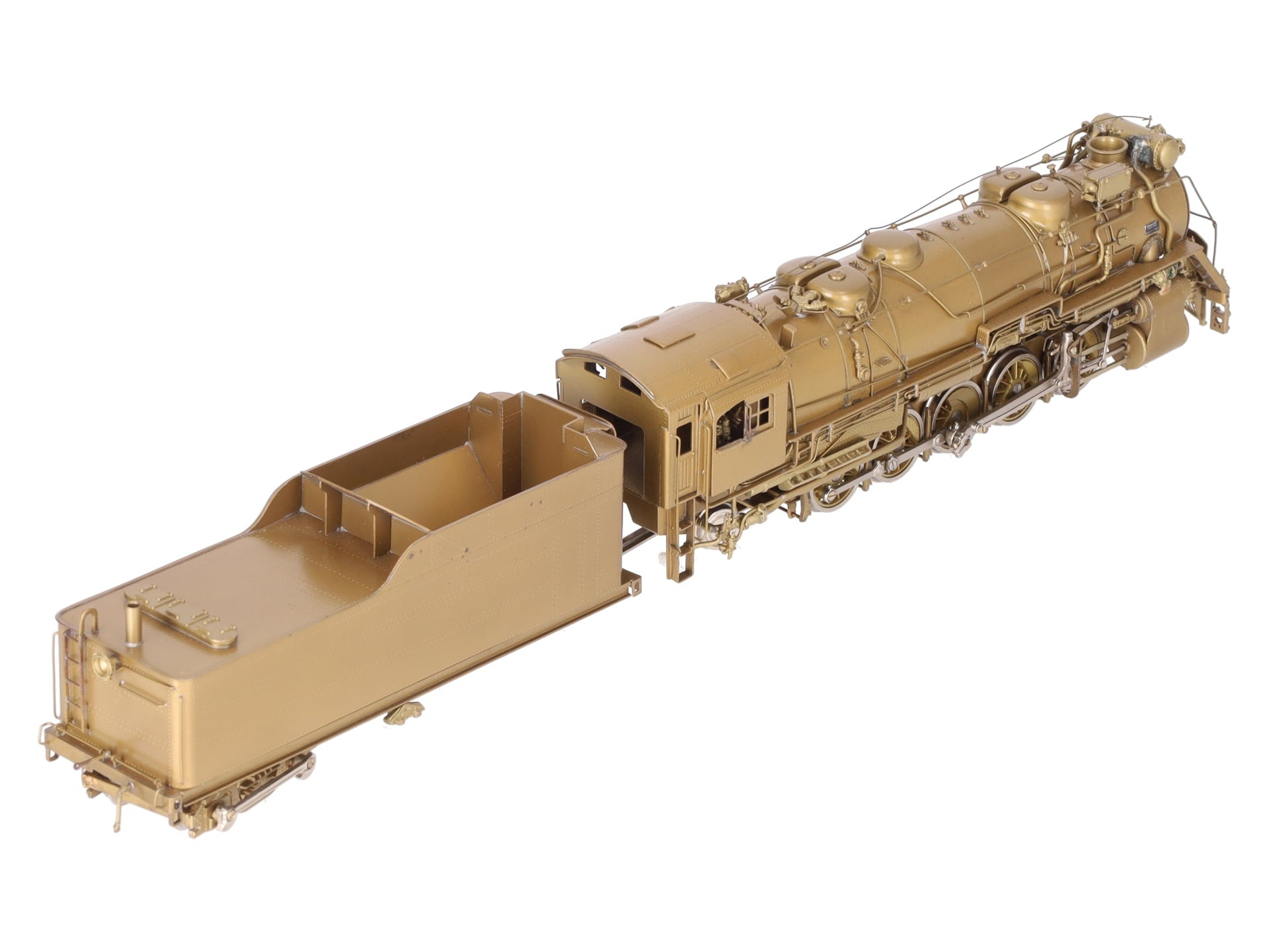 Custom NJ Brass ST985 HO BRASS B&M S-1 [Coffin] 2-10-2 Steam Loco w/ Tender- U/P EX/Box