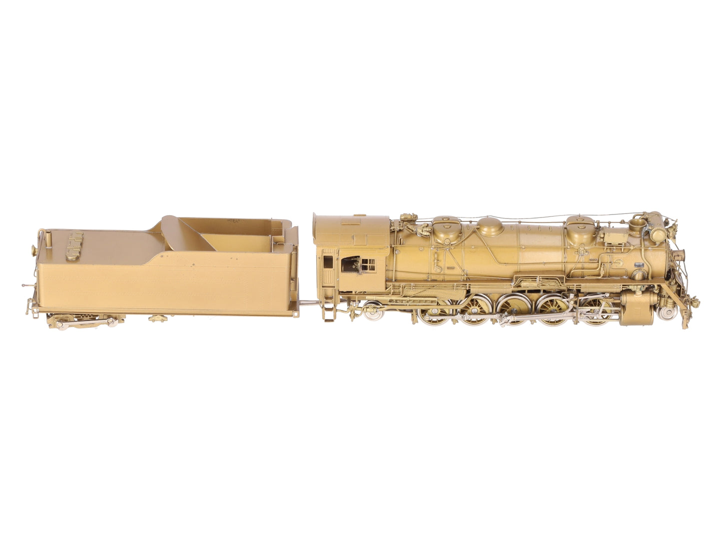 Custom NJ Brass ST985 HO BRASS B&M S-1 [Coffin] 2-10-2 Steam Loco w/ Tender- U/P EX/Box