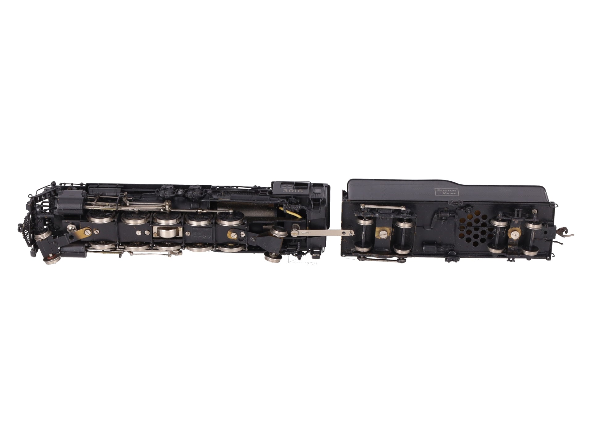 Custom NJ Brass ST895C HO BRASS B&M S-1 [Coffin] 2-10-2 Loco w/ Tender- Painted/Box