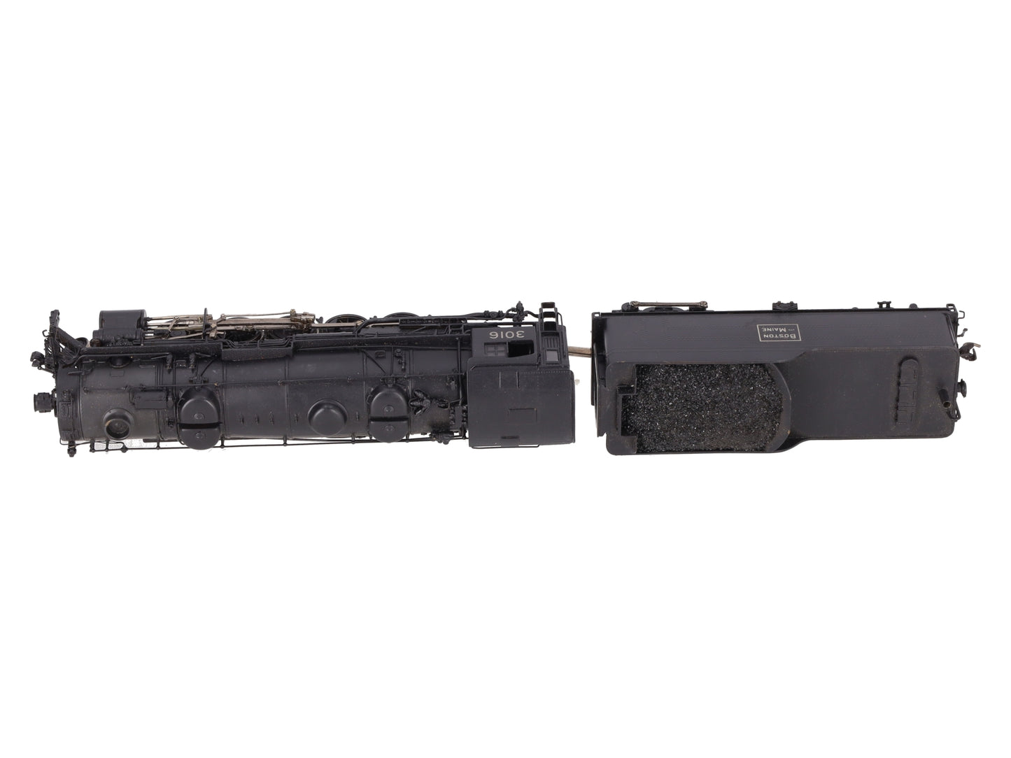 Custom NJ Brass ST895C HO BRASS B&M S-1 [Coffin] 2-10-2 Loco w/ Tender- Painted/Box