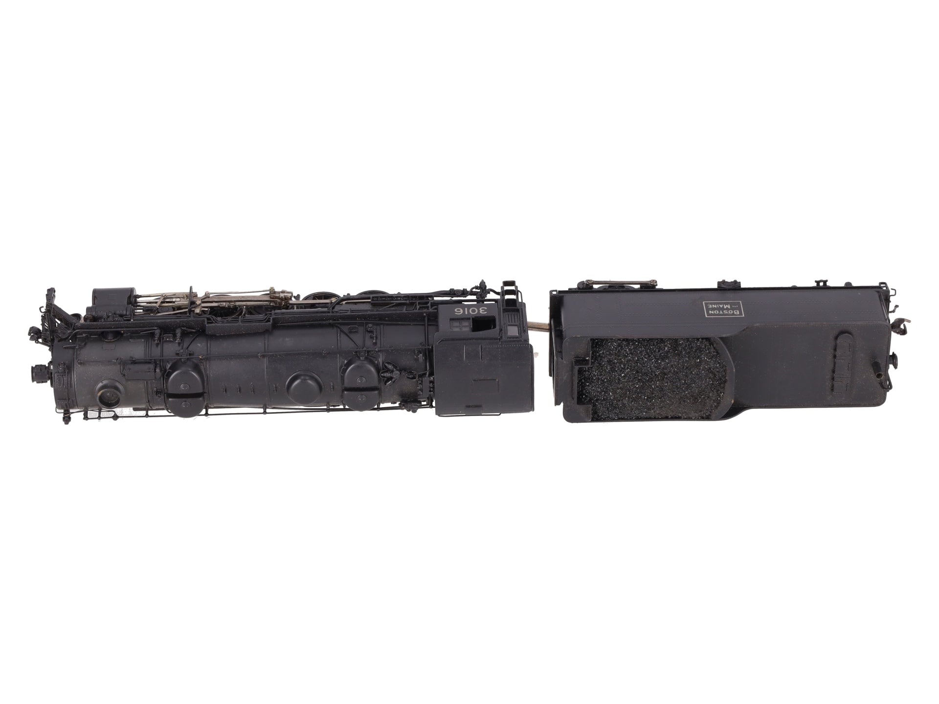 Custom NJ Brass ST895C HO BRASS B&M S-1 [Coffin] 2-10-2 Loco w/ Tender- Painted/Box