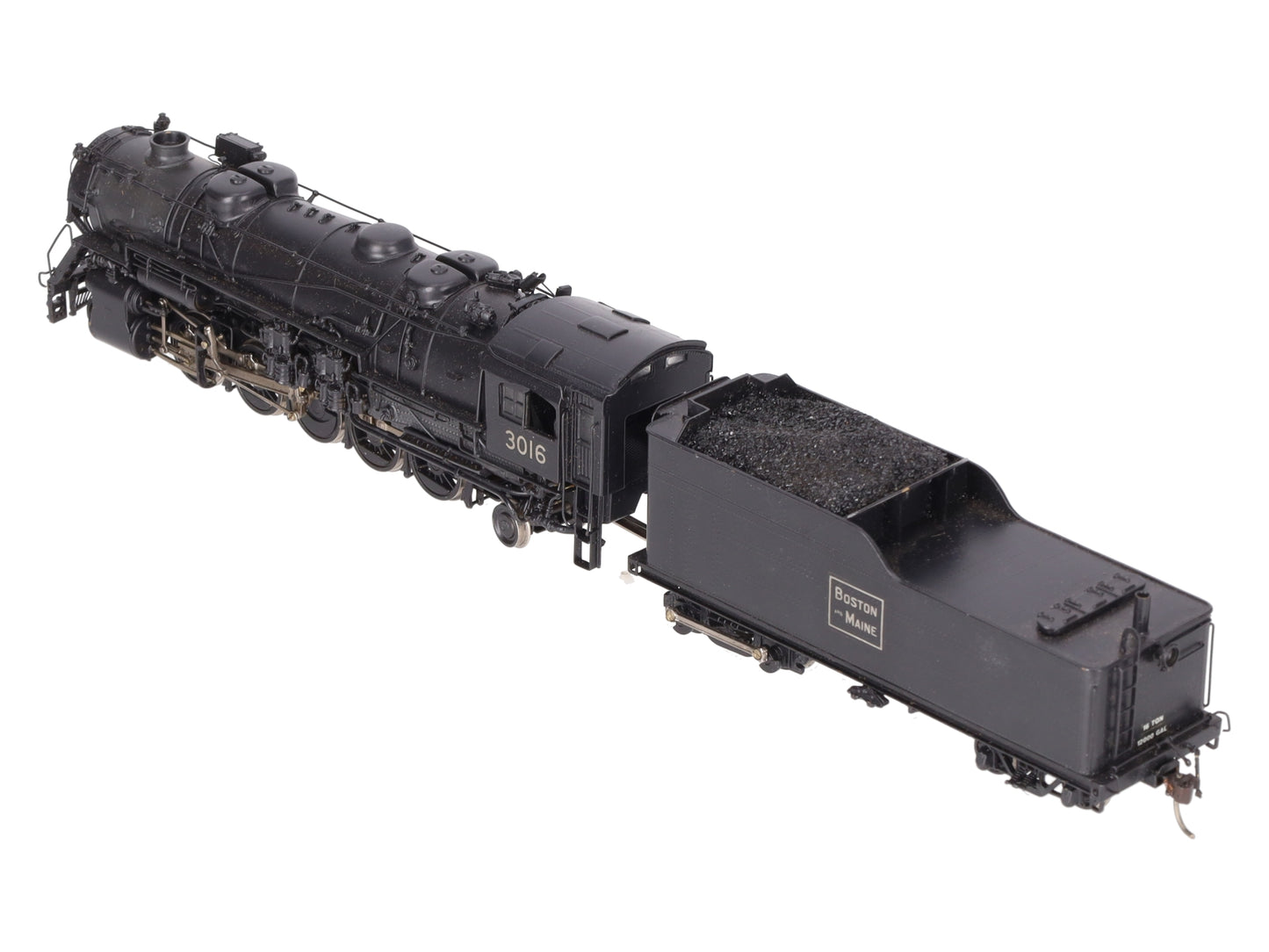 Custom NJ Brass ST895C HO BRASS B&M S-1 [Coffin] 2-10-2 Loco w/ Tender- Painted/Box
