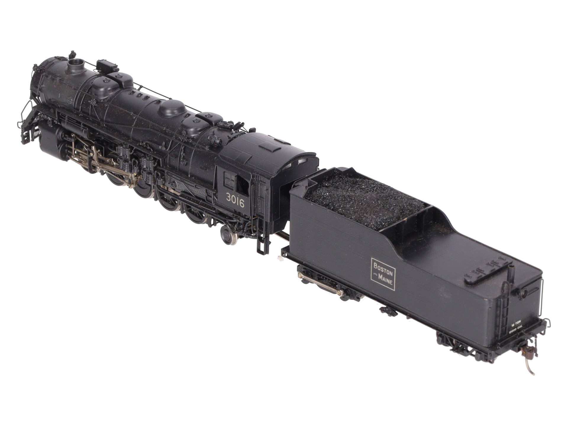 Custom NJ Brass ST895C HO BRASS B&M S-1 [Coffin] 2-10-2 Loco w/ Tender- Painted/Box