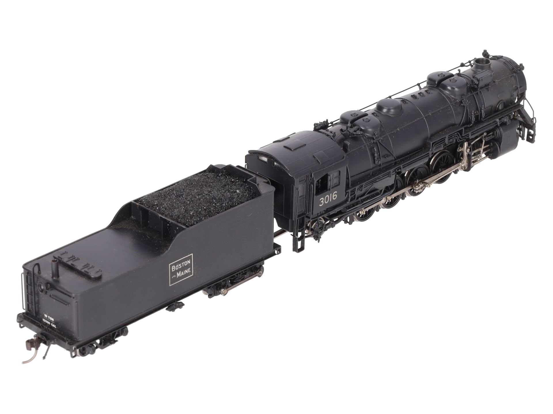 Custom NJ Brass ST895C HO BRASS B&M S-1 [Coffin] 2-10-2 Loco w/ Tender- Painted/Box