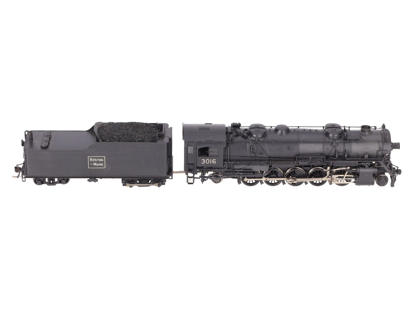 Custom NJ Brass ST895C HO BRASS B&M S-1 [Coffin] 2-10-2 Loco w/ Tender- Painted/Box
