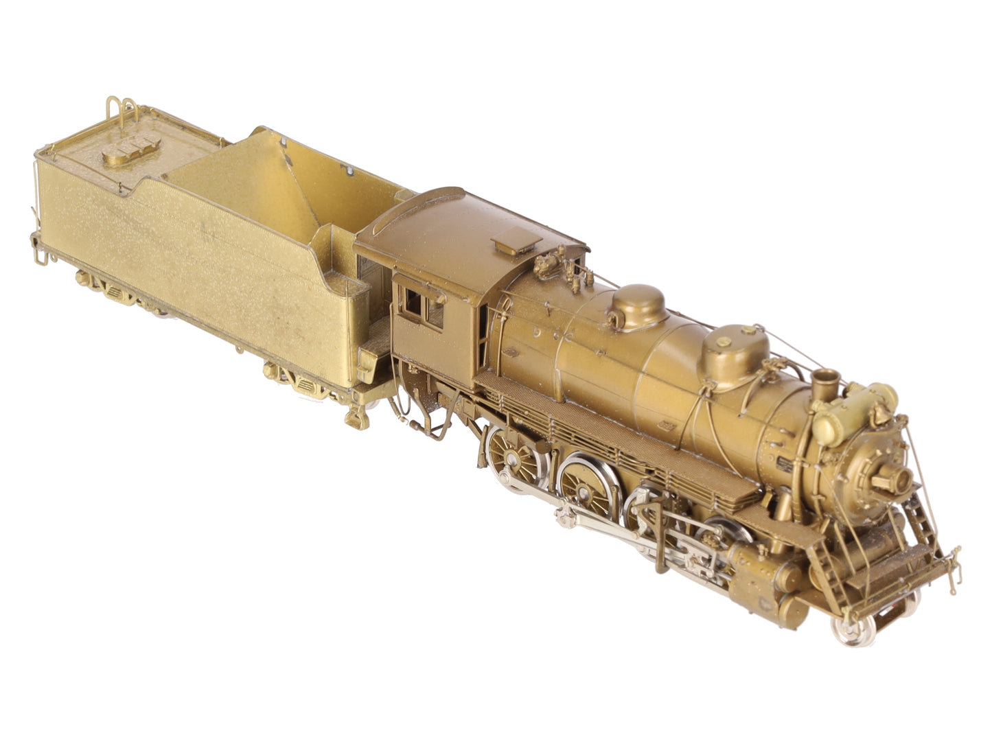 Custom NJ Brass 933C HO BRASS CV M-3a 2-8-0 Steam Locomotive- Unpainted EX/Box