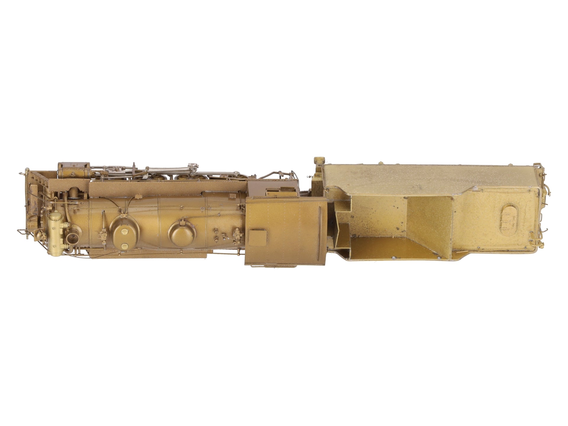 Custom NJ Brass 933C HO BRASS CV M-3a 2-8-0 Steam Locomotive- Unpainted EX/Box